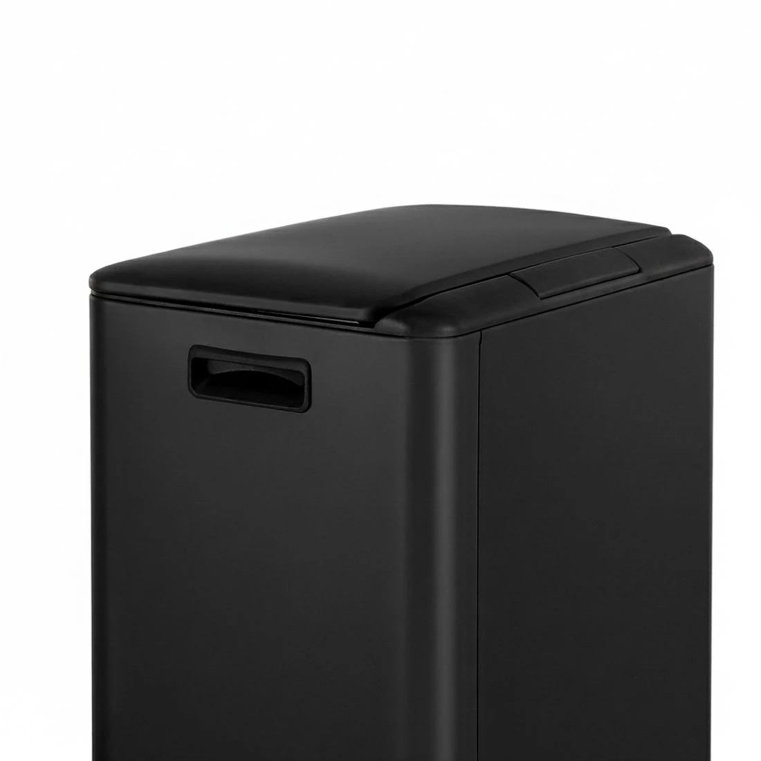 3 Cefito Pedal Bins Rubbish Bin Dual Compartment Waste Recycle Dustbins 40L - Black, 3 of 4