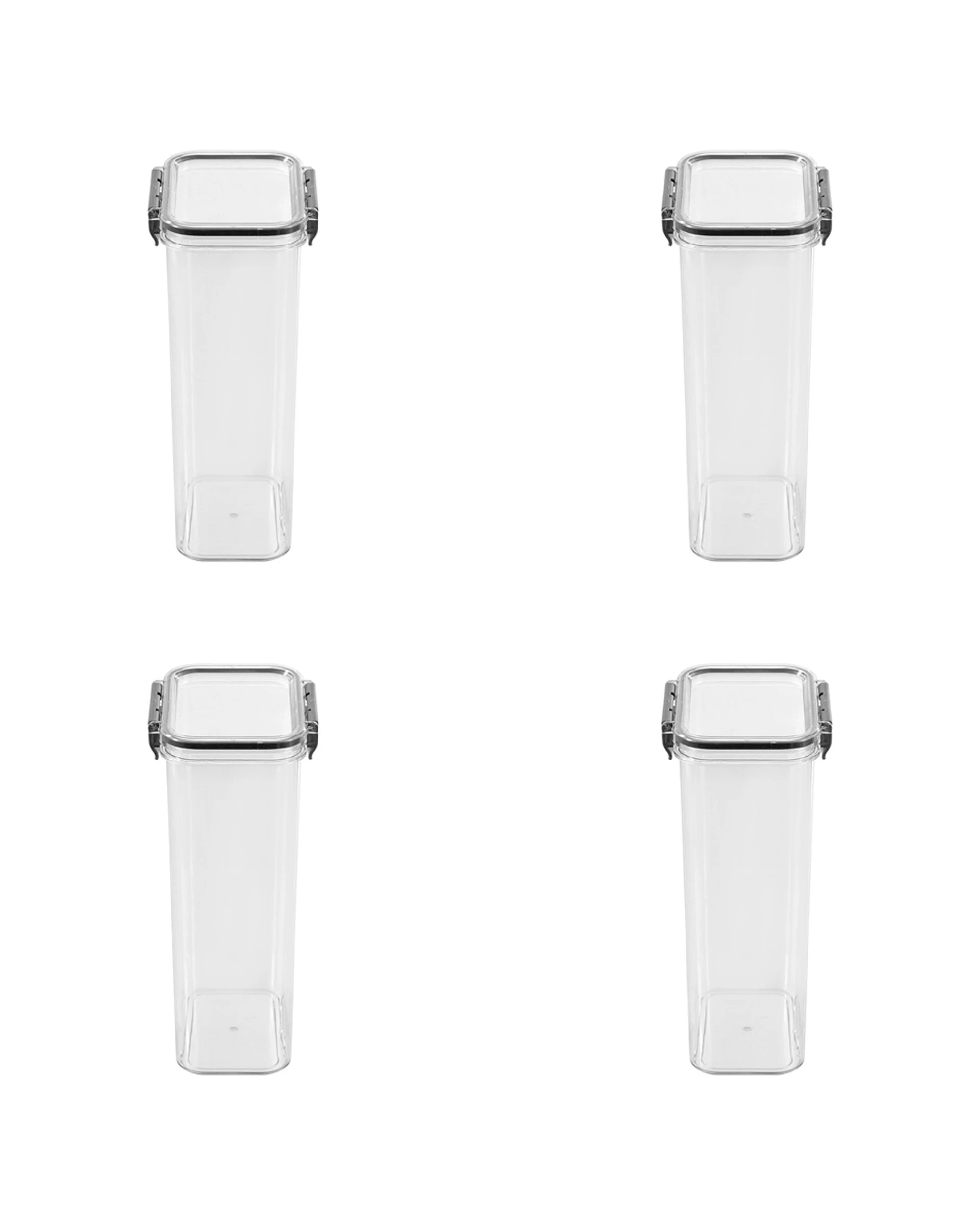 1 Boxsweden 4PK Crystal 1.8L Pantry Storage Container Airtight Durable - Clear, 1 of 7