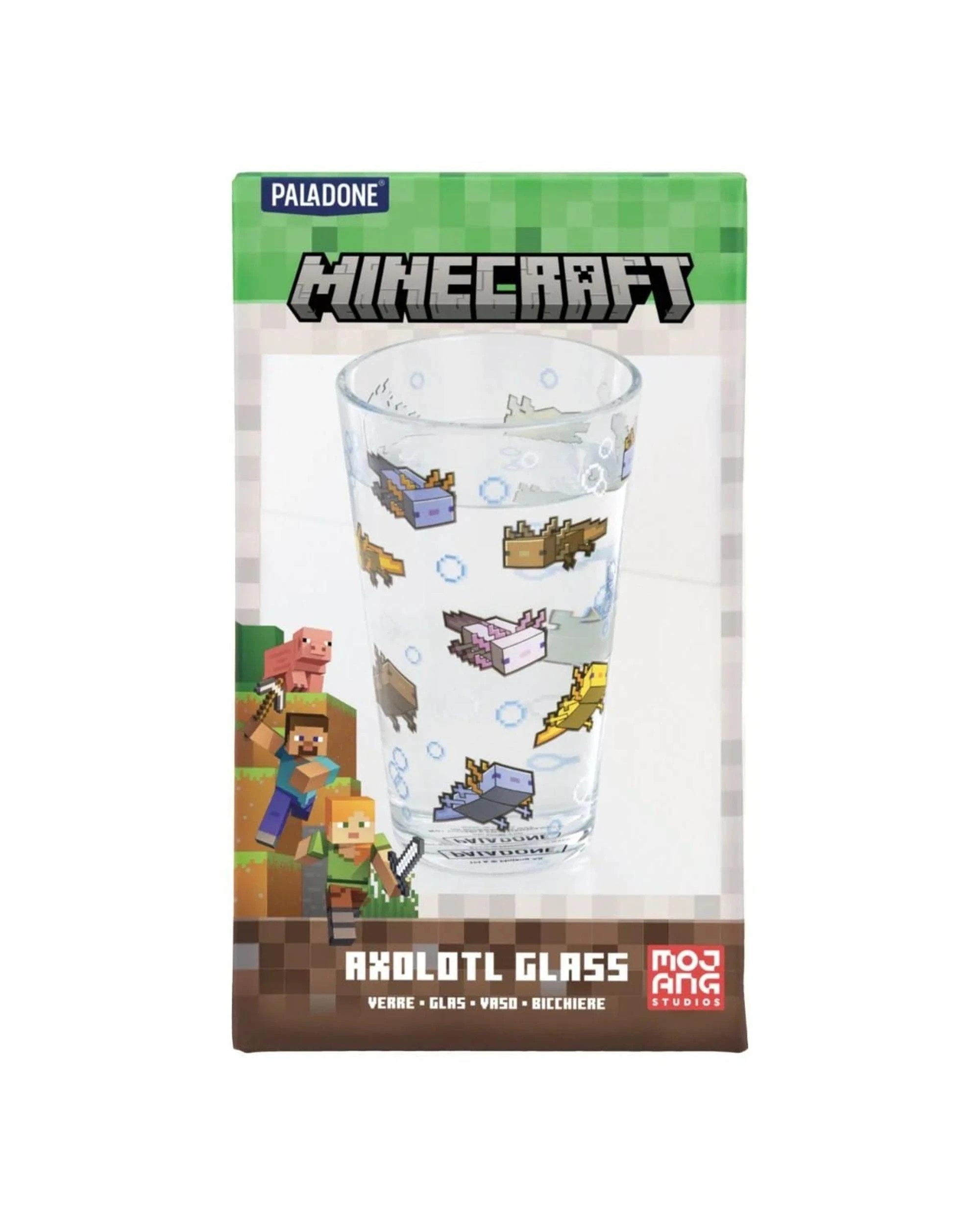 4 Minecraft Axolotl Drinking Glass, 4 of 5