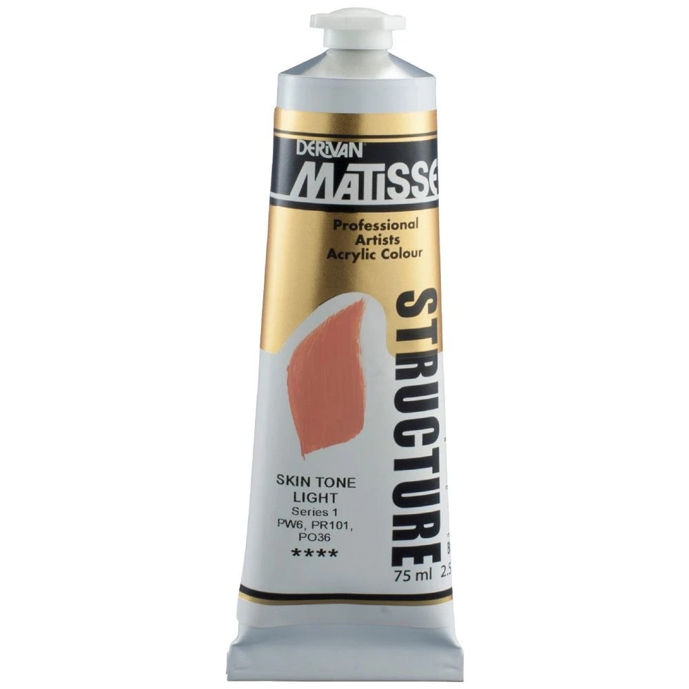 1 Derivan Matisse Structure Paint 75mL Skin Tone Light S1, 1 of 2