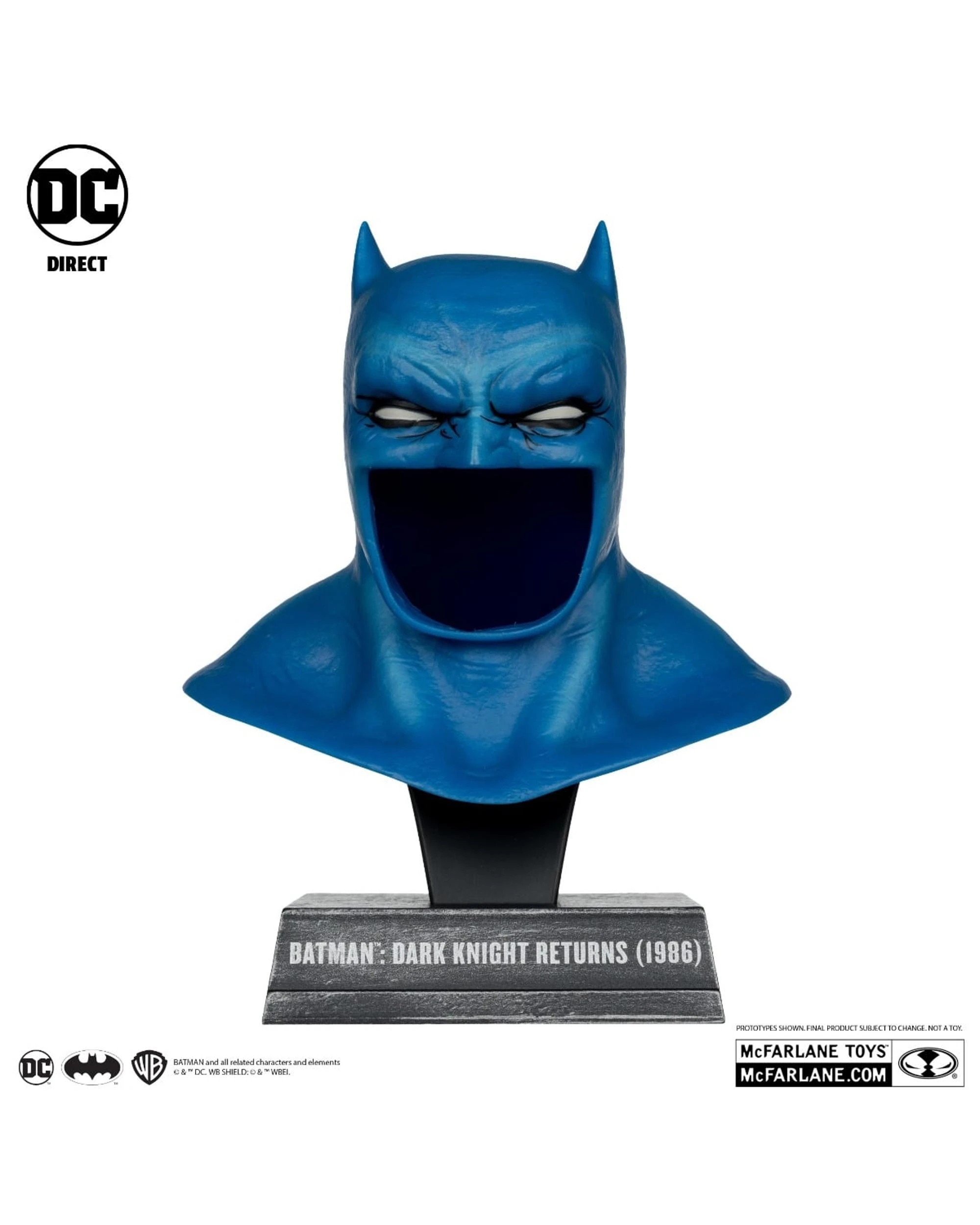 3 DC Direct Batman The Dark Knight Returns - 1986 -  Cowl 1:3 Scale Replica, 3 of 10