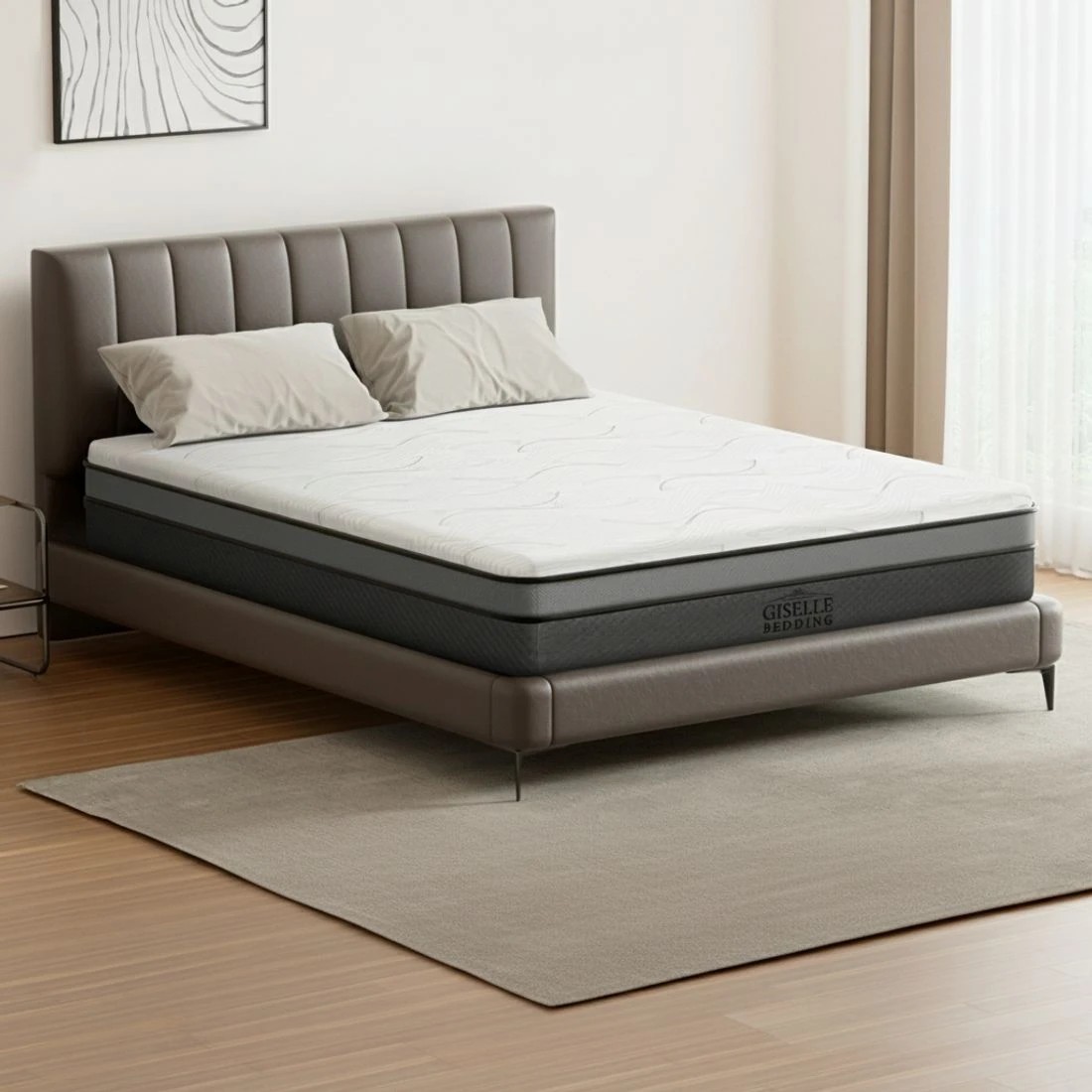 4 Giselle Bedding Memory Foam Mattress Bed Cool Gel Non Spring 25cm Queen - Queen Bed - Multi, 4 of 7