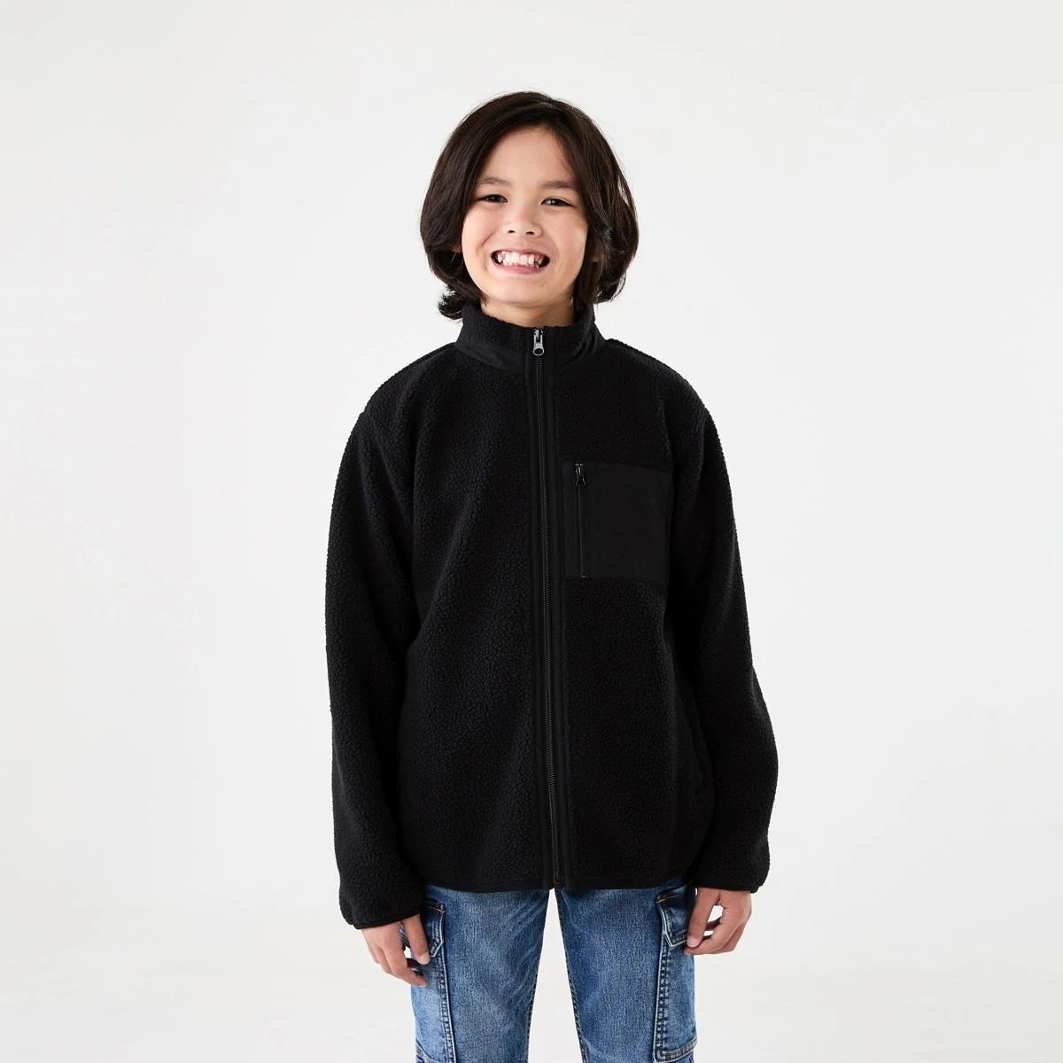 2 Teddy Jacket Black, 2 of 10