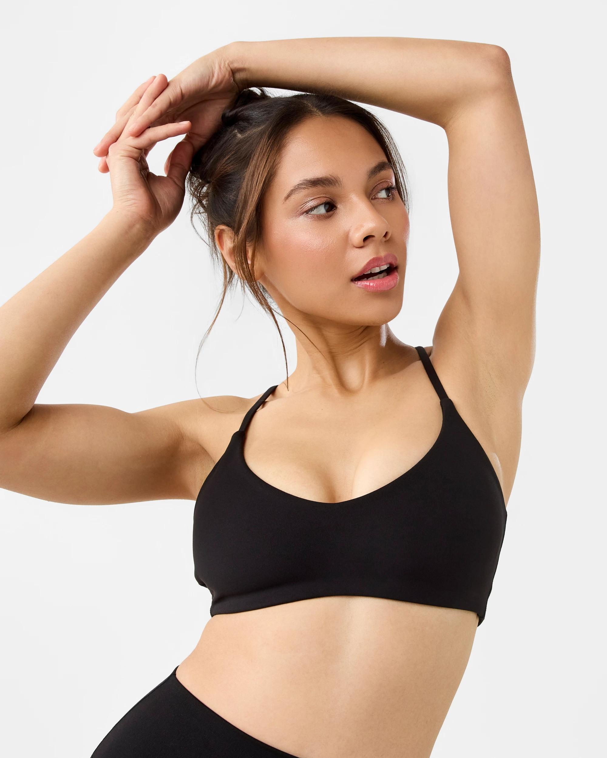 5 Active Womens Cloudform Light Micro Crop Black, 5 of 8