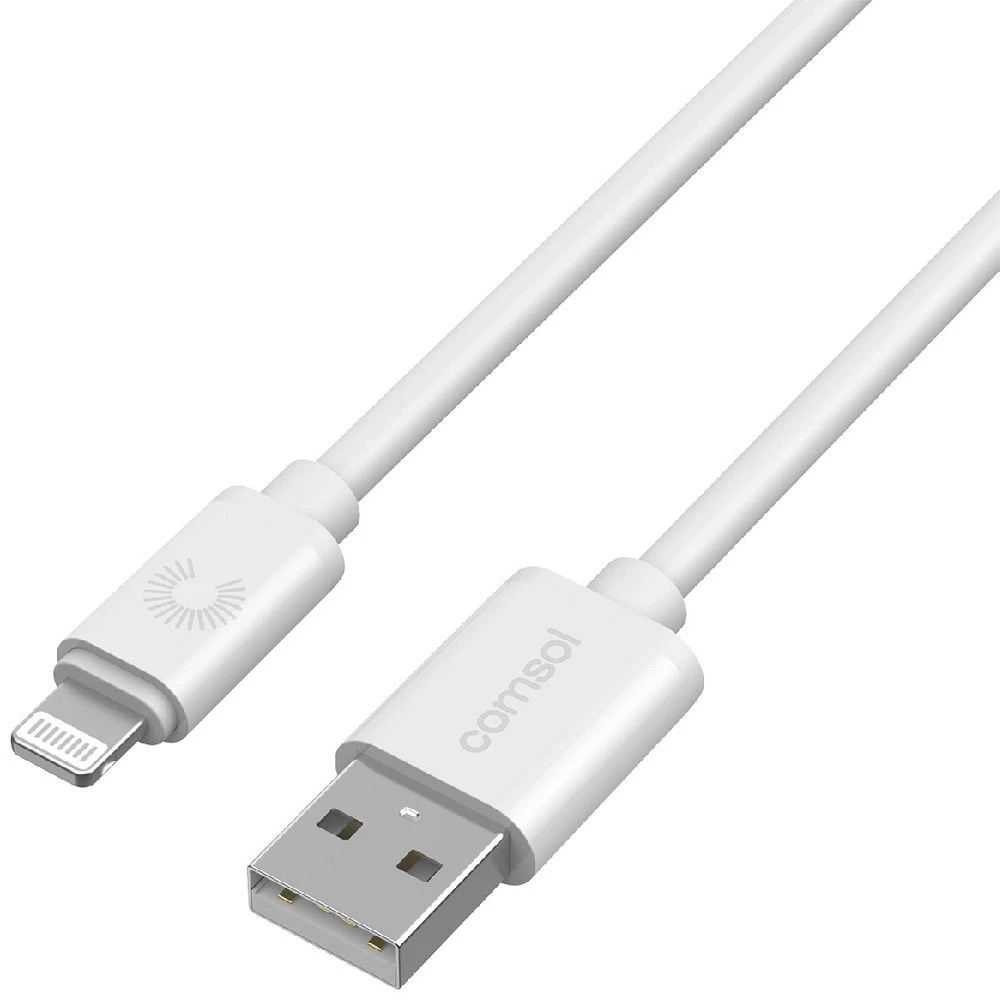1 Comsol Lightning to USB Cable 2m White, 1 of 6