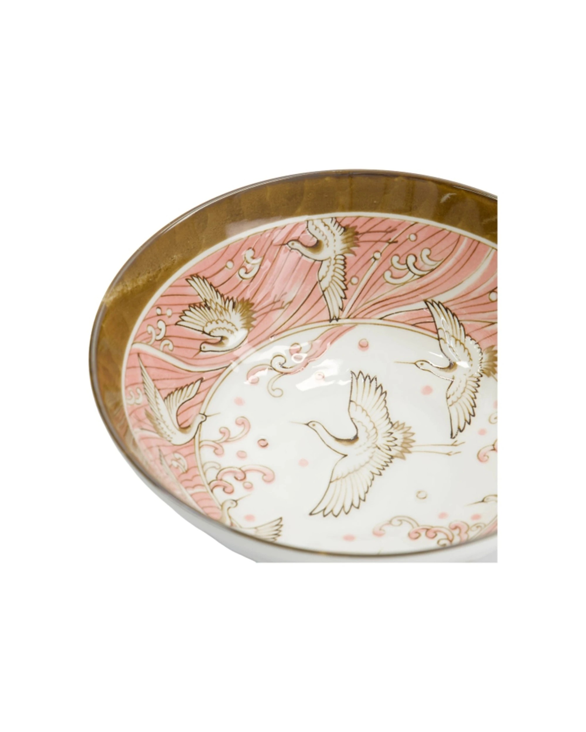 3 Tokyo Design Crane Ramen Bowl Japanese Noodle Soup Dinnerware 21cm - Multi, 3 of 3
