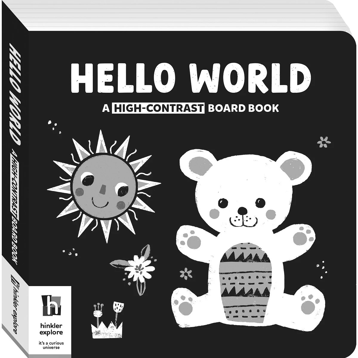 1 Hello World: A High-Contrast Board Book, 1 of 4