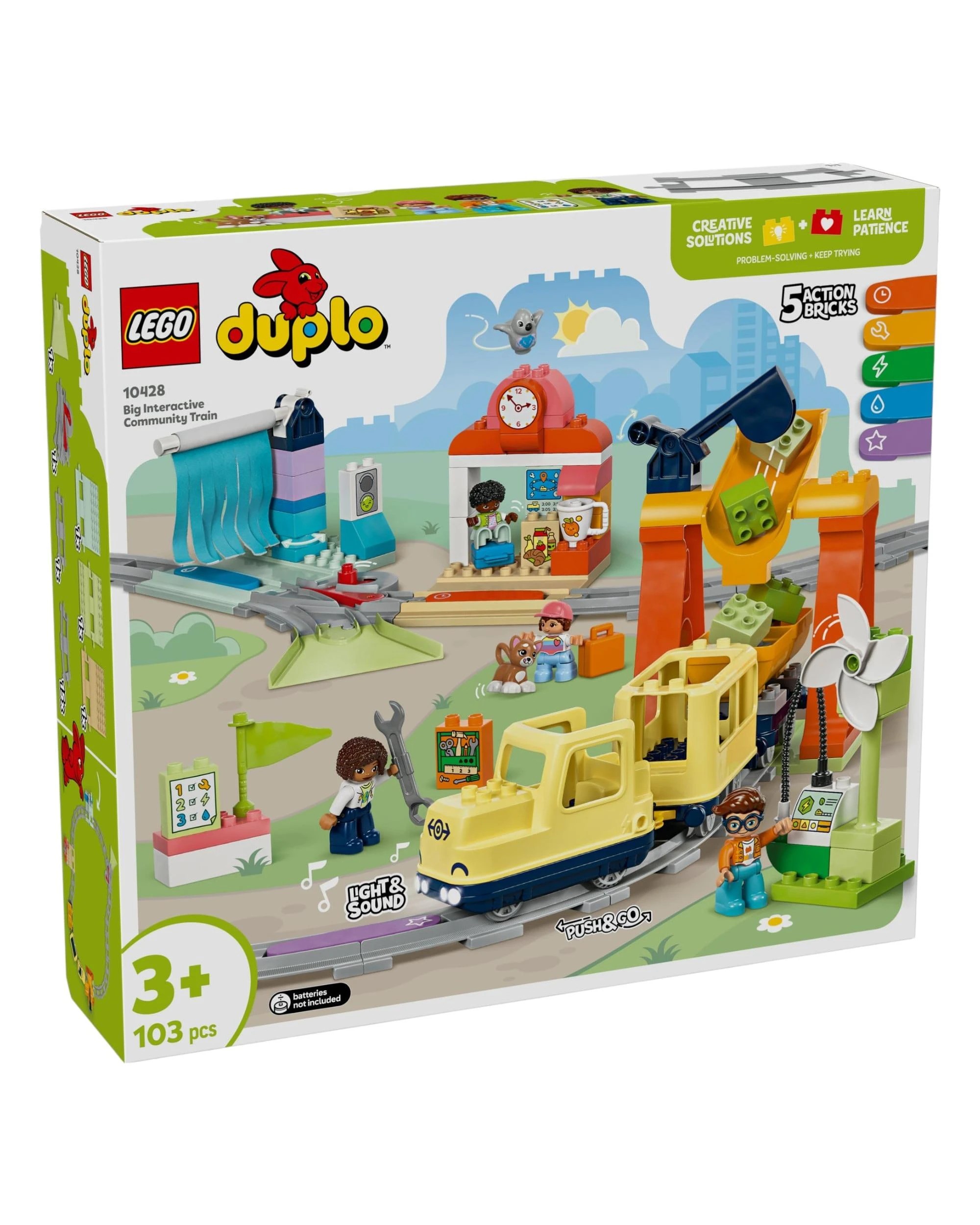 2 LEGO DUPLO Big Interactive Community Train - 10428, 2 of 10