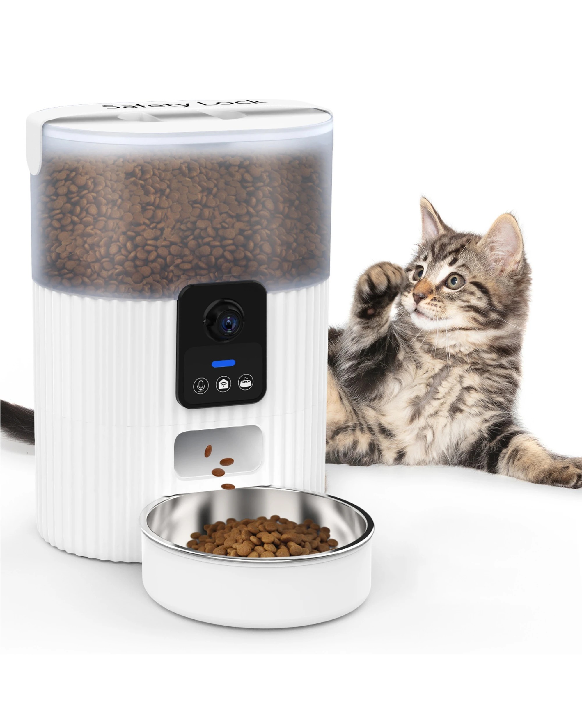 2 Advwin Automatic Pet Feeder 3.5l Smart Cat Feeder, 2 of 7