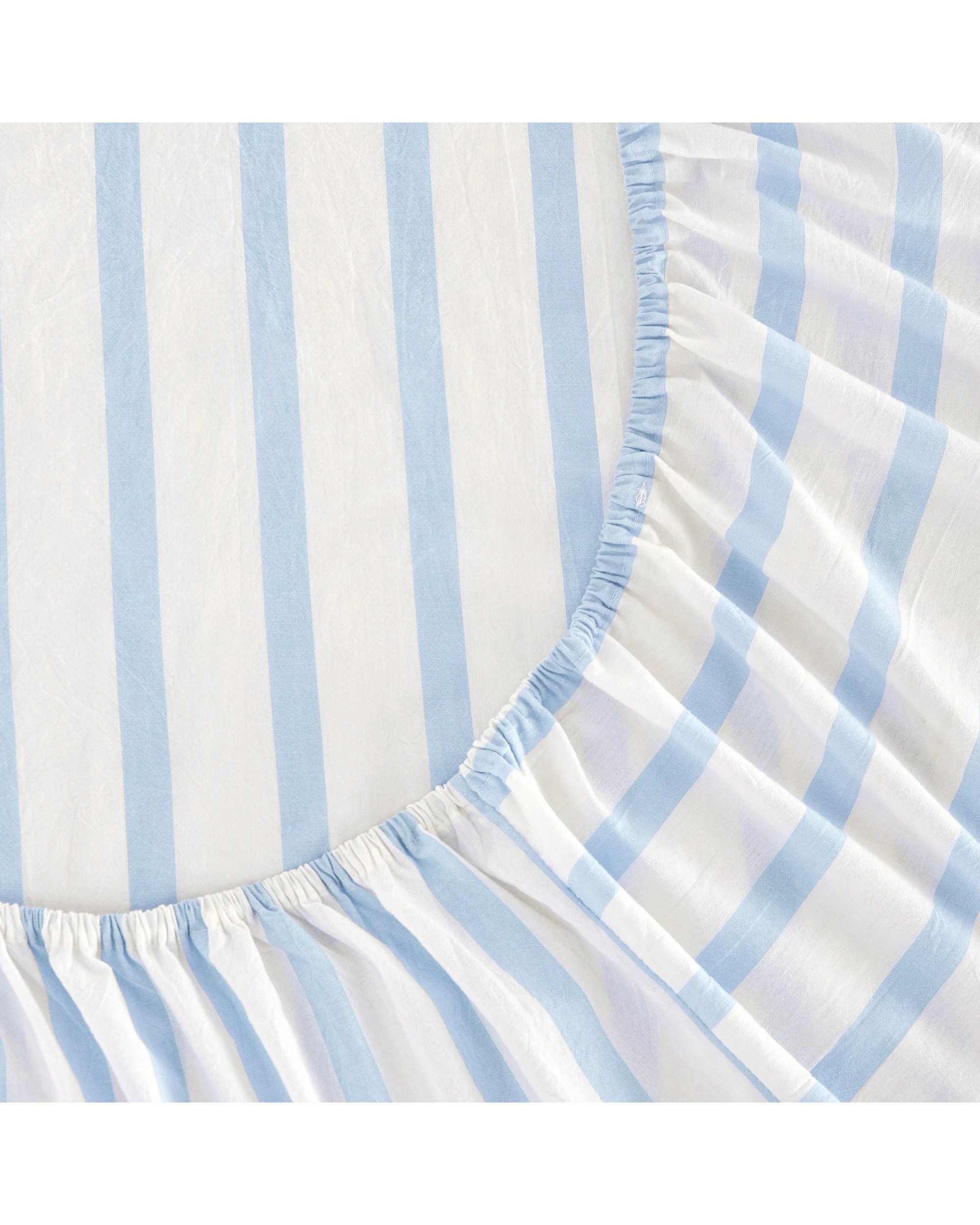 3 Dreamaker Baby Bask Washed Cotton Yarn Dyed Stripe Combo Set - COT Size - Sky, 3 of 7