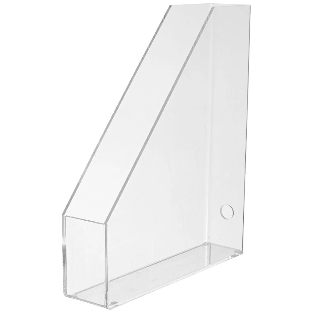 1 Otto Acrylic Magazine File Clear, 1 of 7