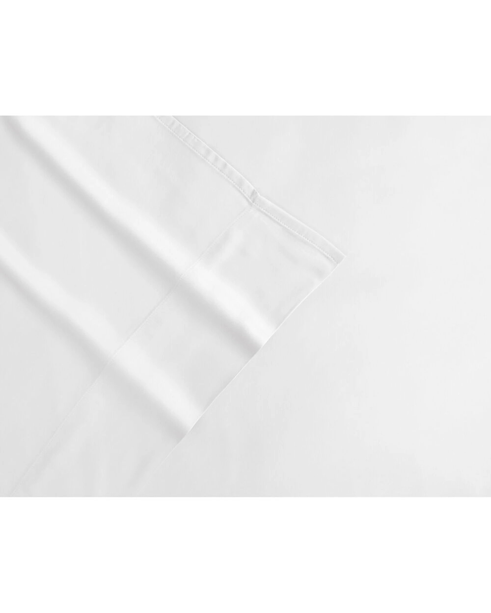 2 Elan Innovations Rayon From Bamboo Bed Set With Flat Sheet - Queen Bed - White, 2 of 4