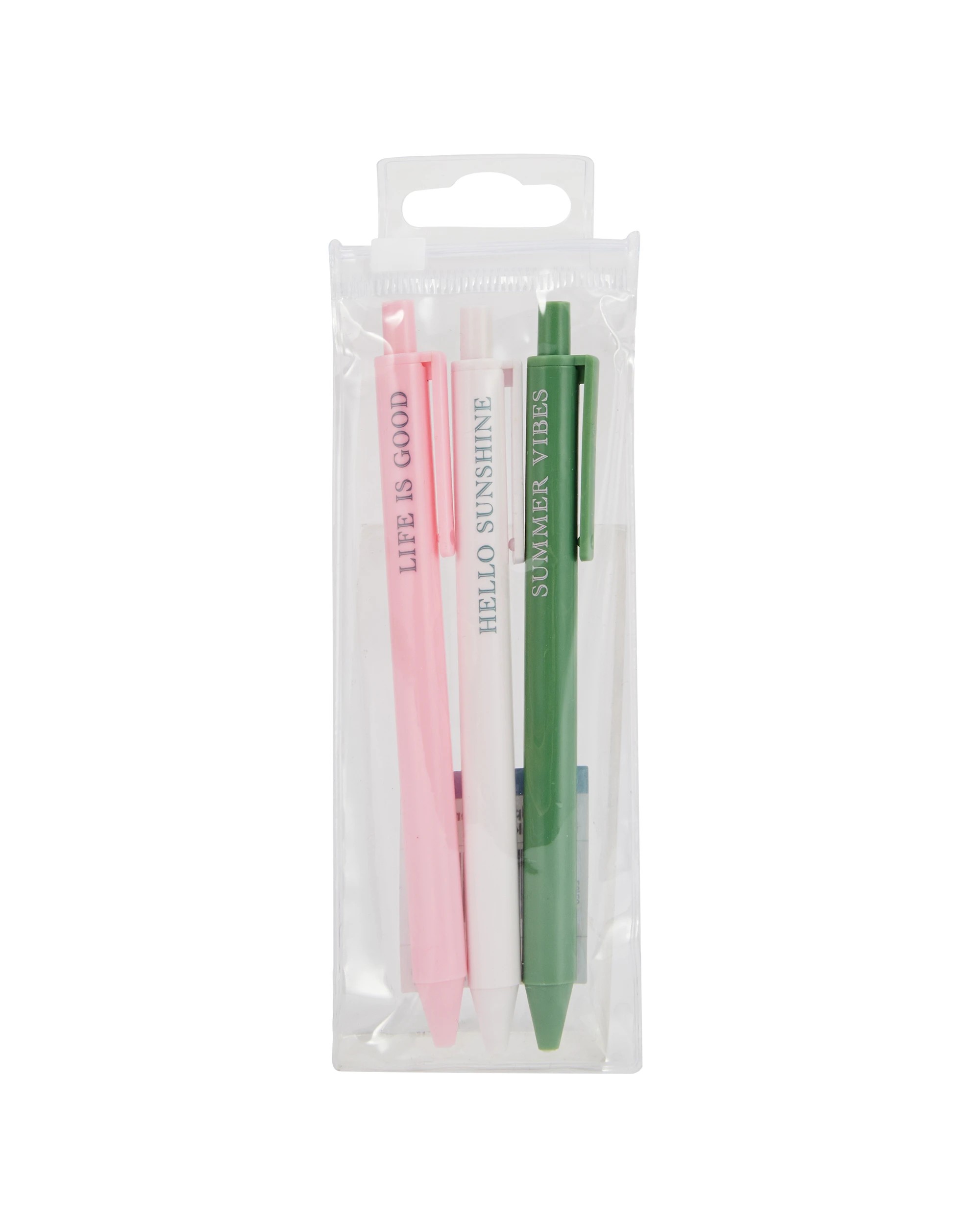 1 3 Pack Ballpoint Pen - Black Ink, 1 of 6