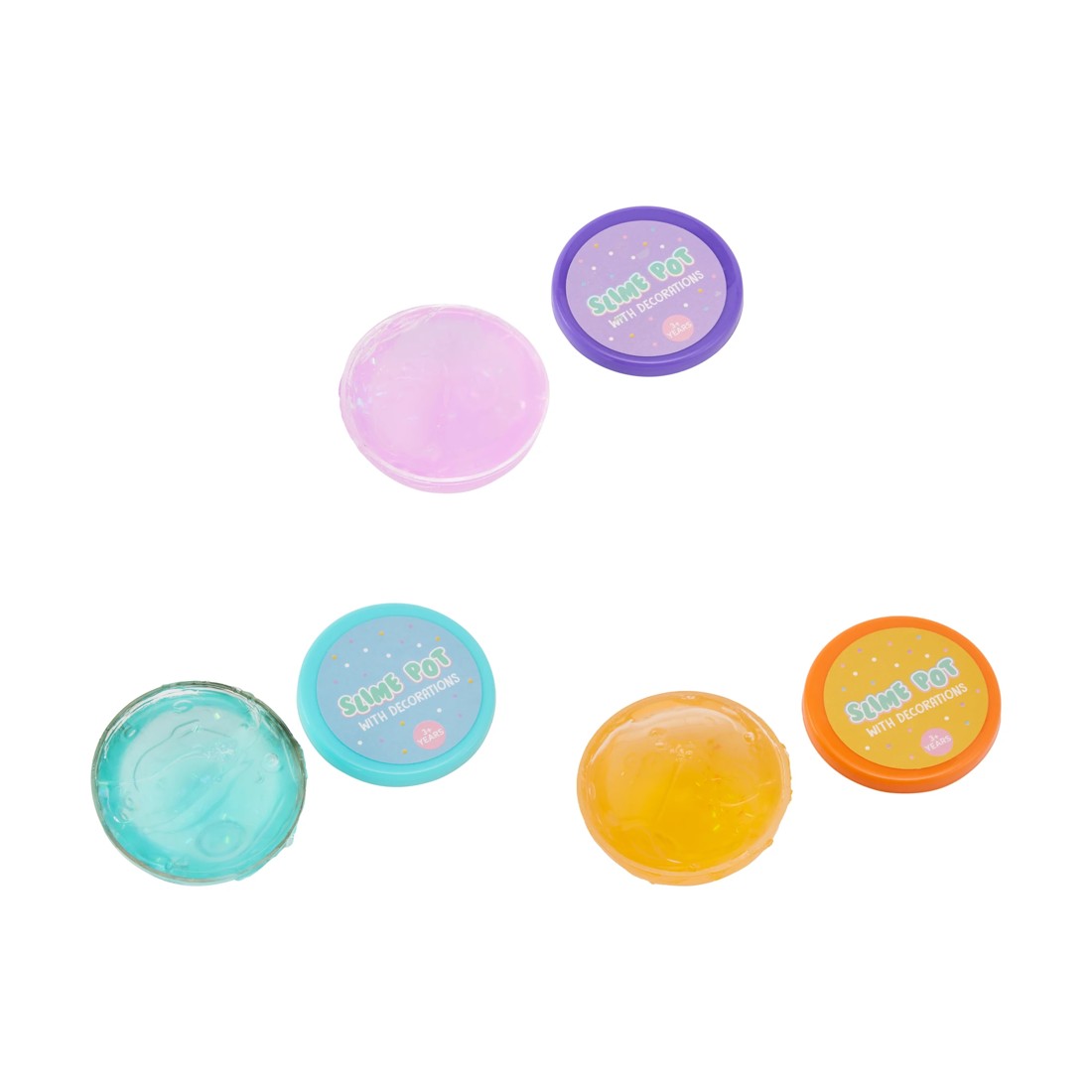 6 6 Pack Slime Pots with Decorations, 6 of 9