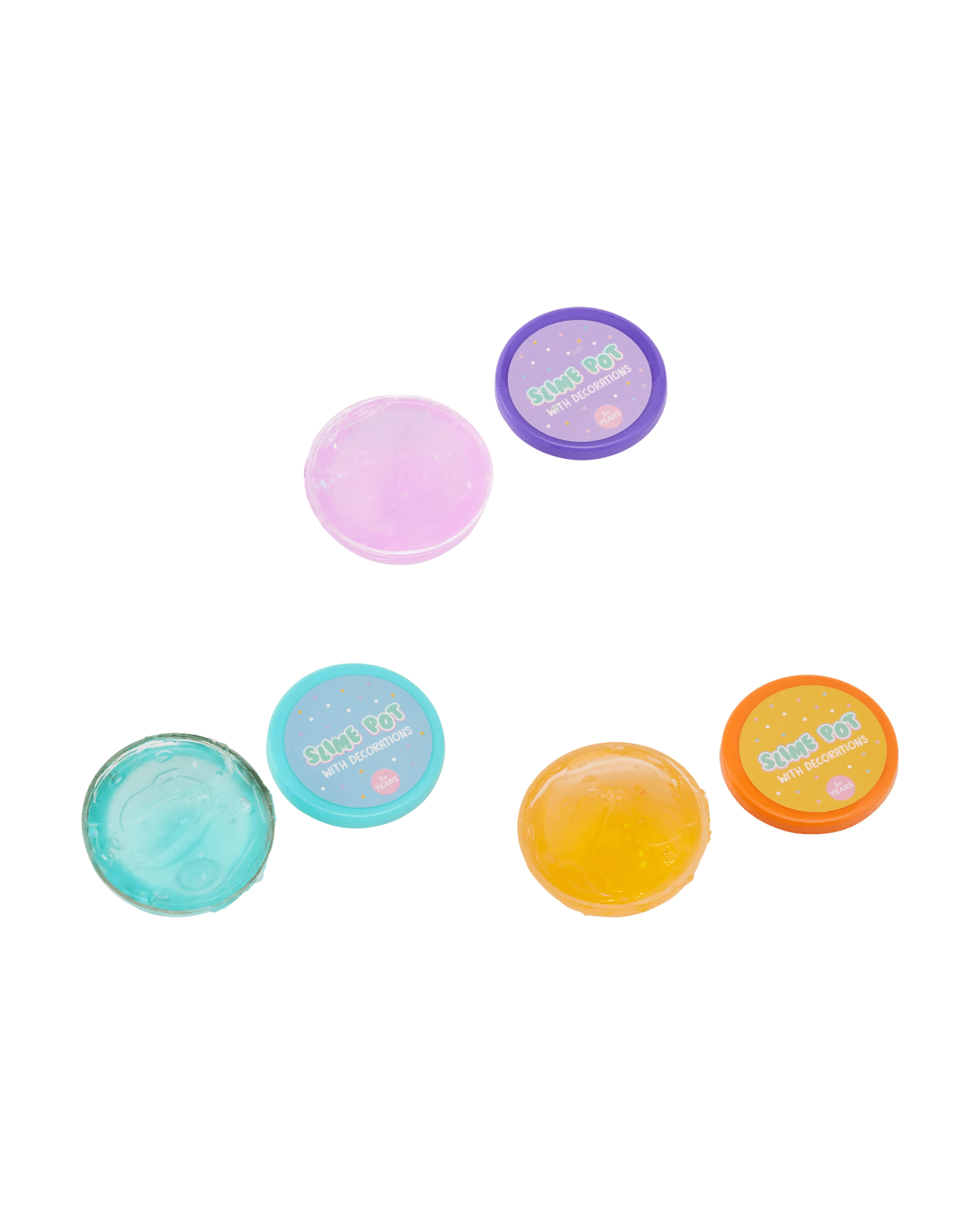 6 6 Pack Slime Pots with Decorations, 6 of 9