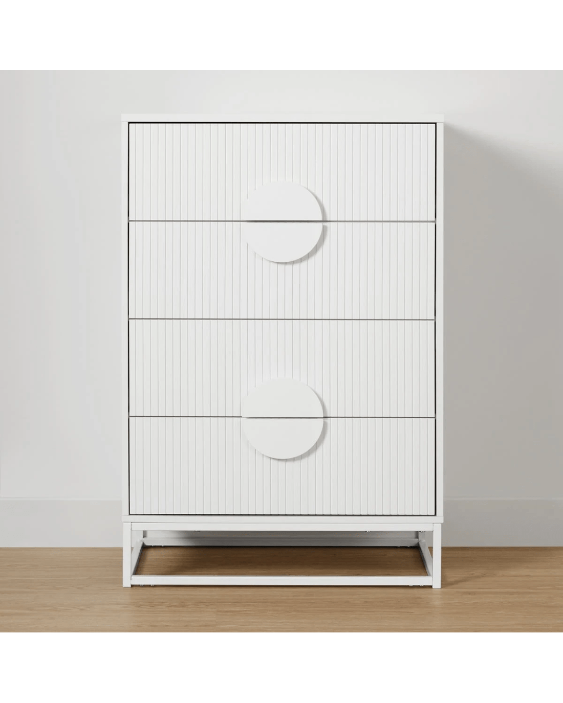 2 Stevie 4 Drawer Chest - White, 2 of 9