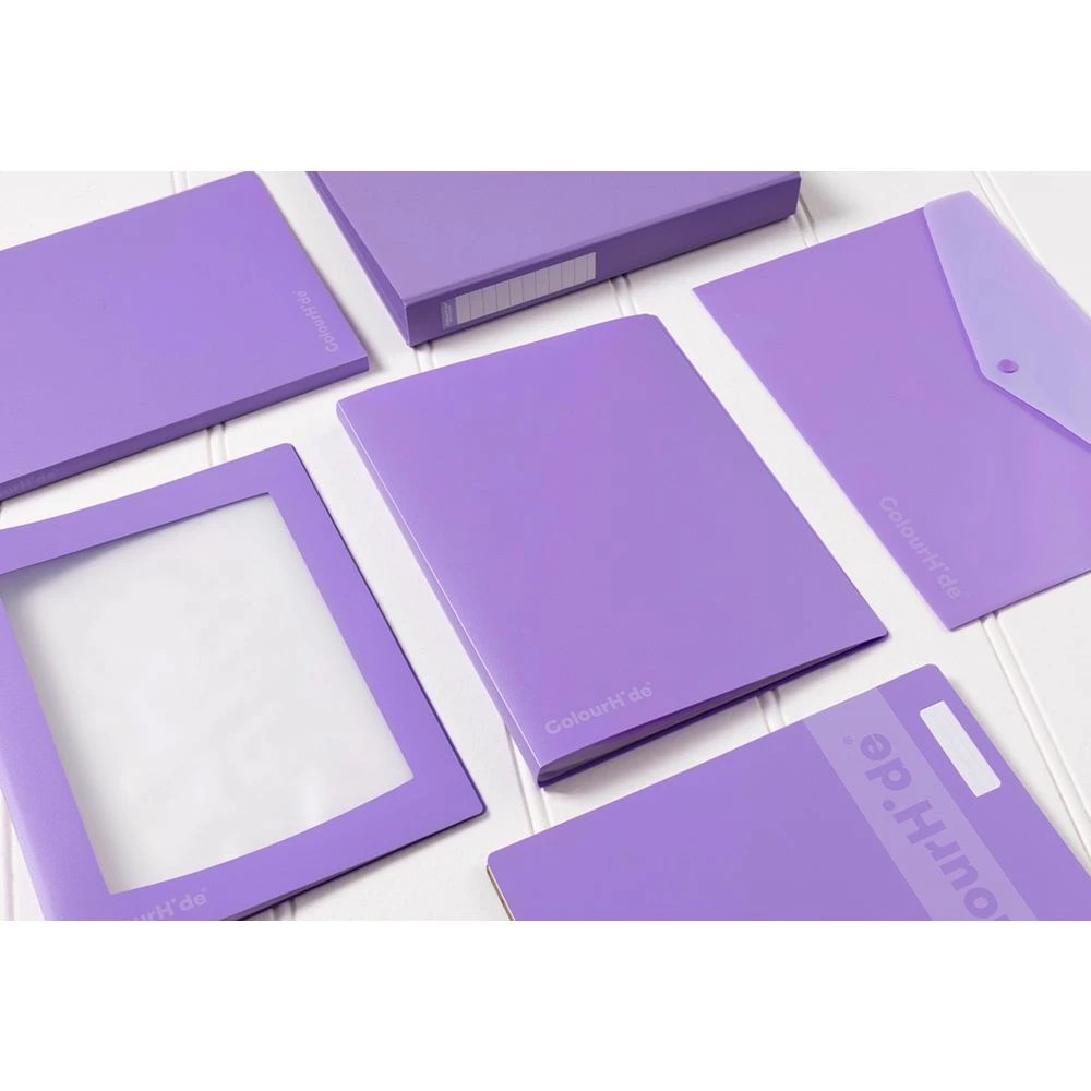 4 ColourHide Fixed Display Book Lavender 40 Pockets, 4 of 4