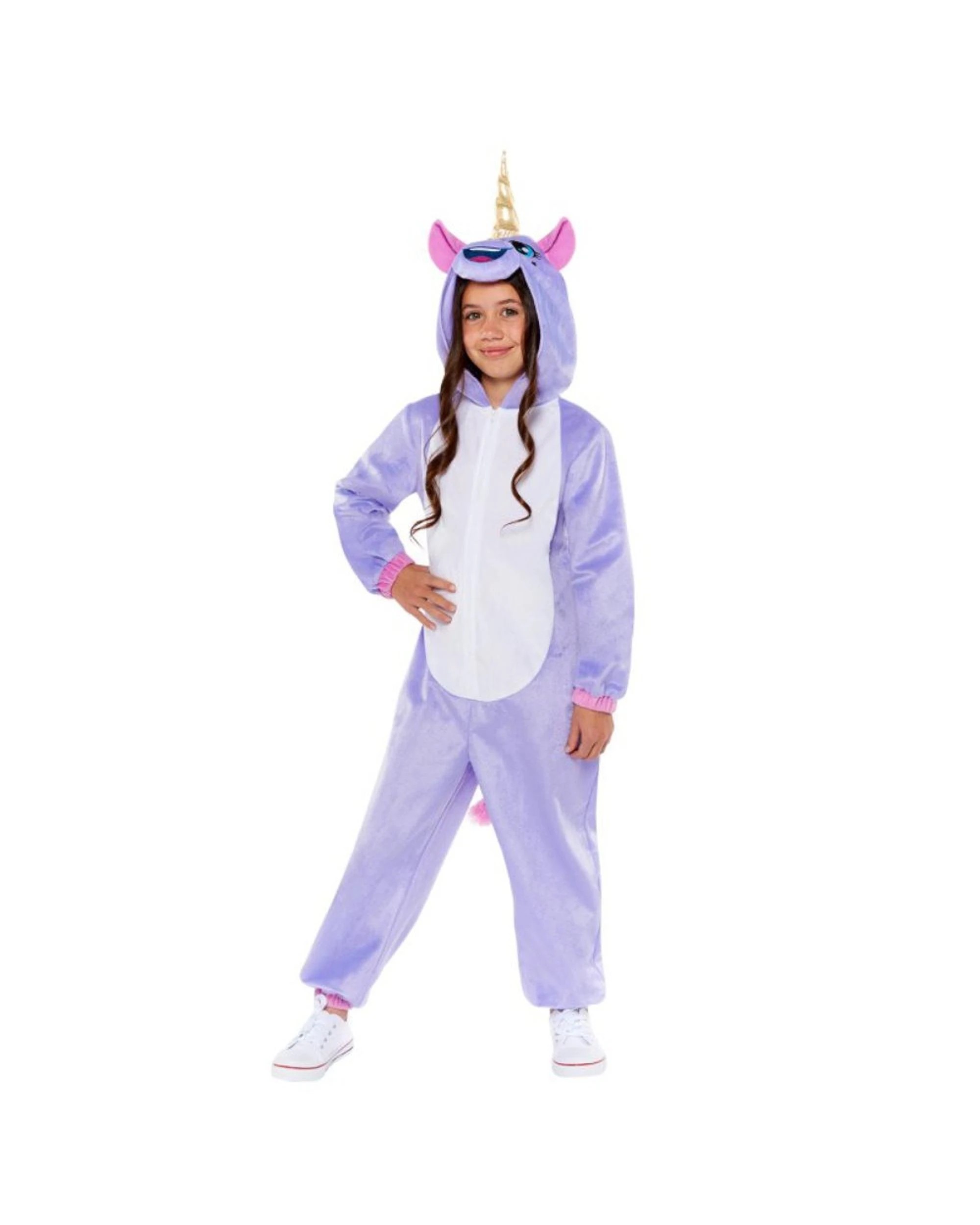 1 Unicorn Onesie Kids Costume Size 6-8 Years, 1 of 4