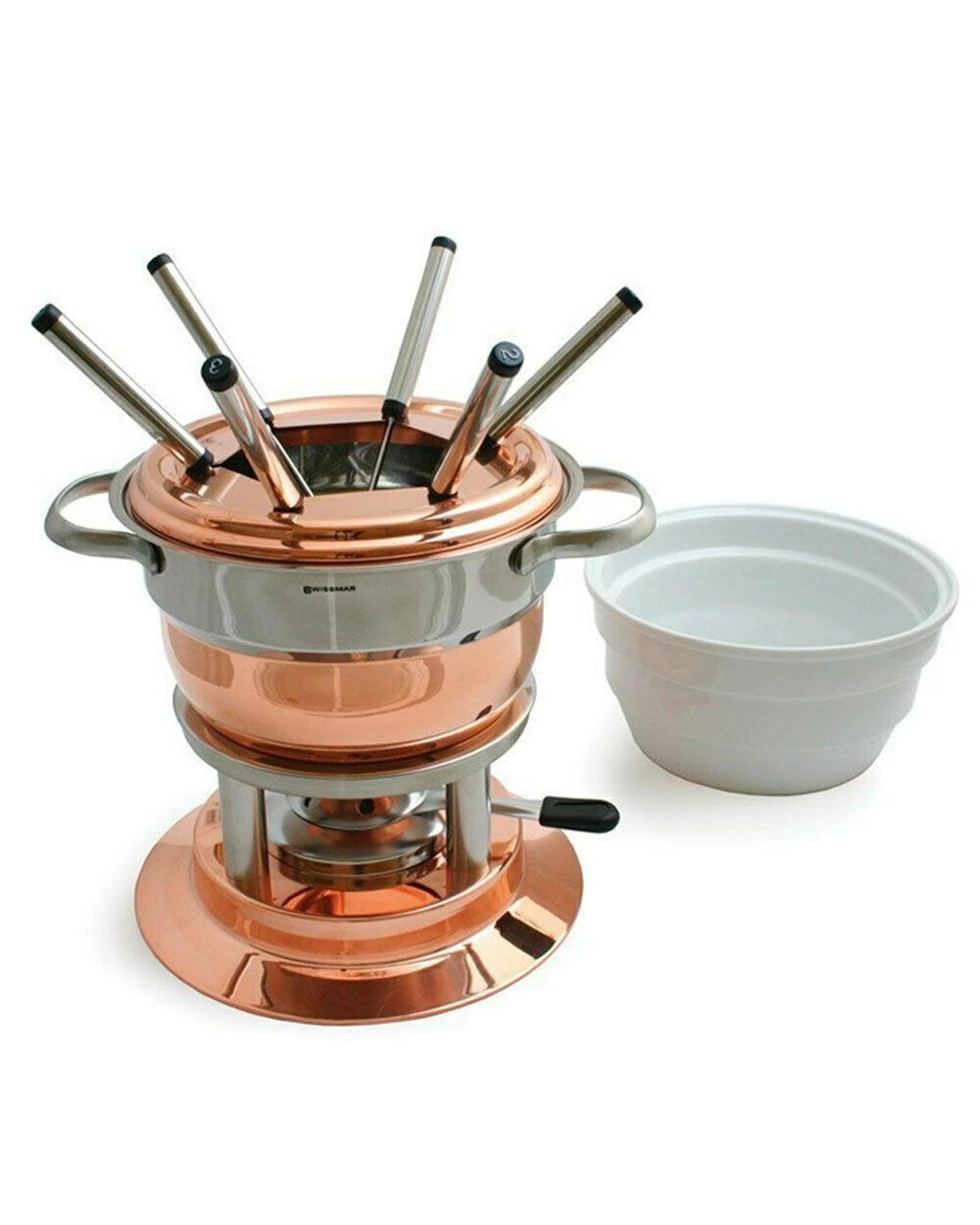 2 Swissmar Lausanne Copper 11pc Fondue and Fire Gel 88ml Set of 3, 2 of 2