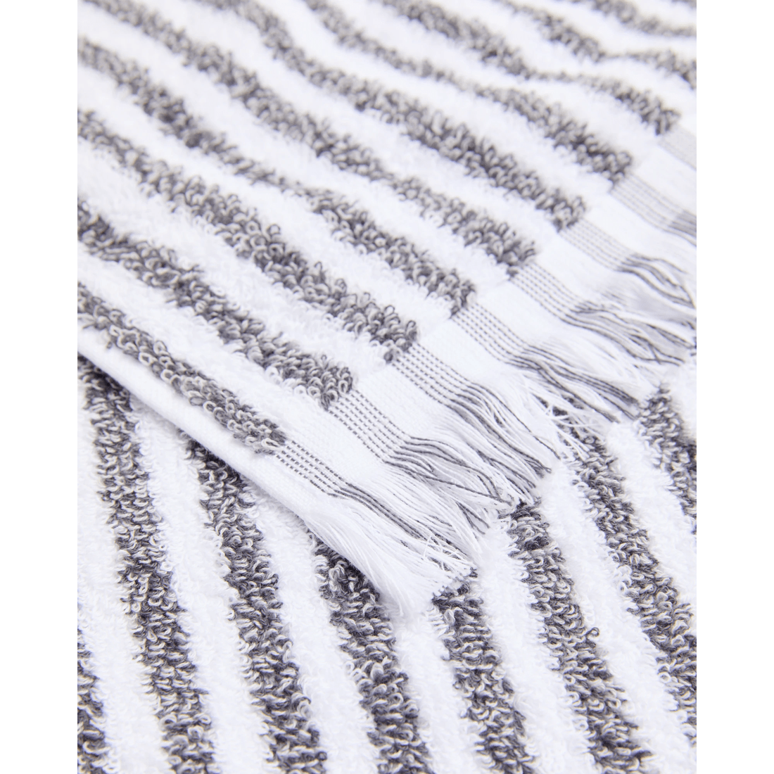 2 Target Australian Cotton Marle Striped Bath Sheet -  Hugo
 - Grey, 2 of 3