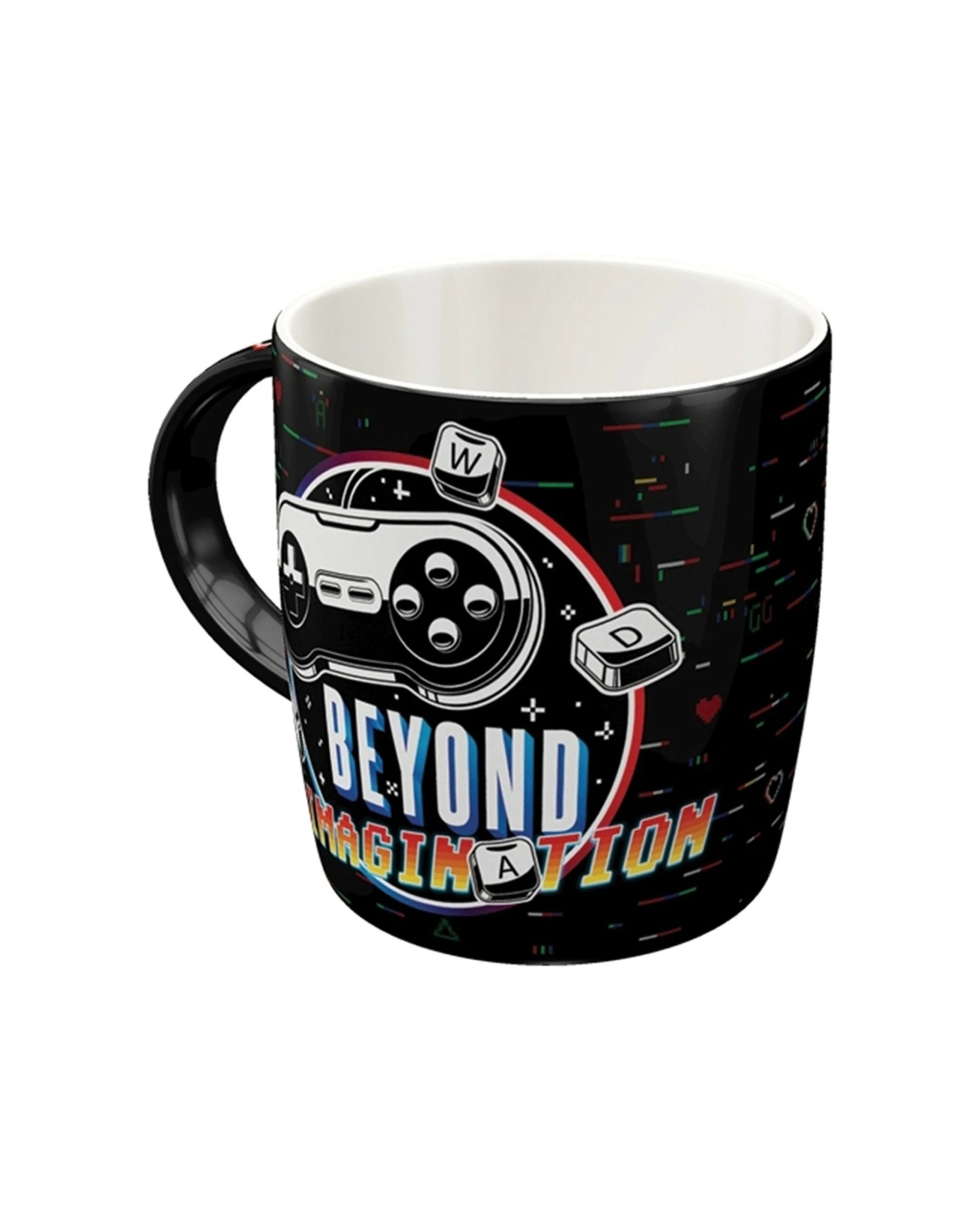 2 Nostalgic-Art 4PK Ceramic Mug 330ml Retro Design - Gaming Beyond Imagination - Black, 2 of 5