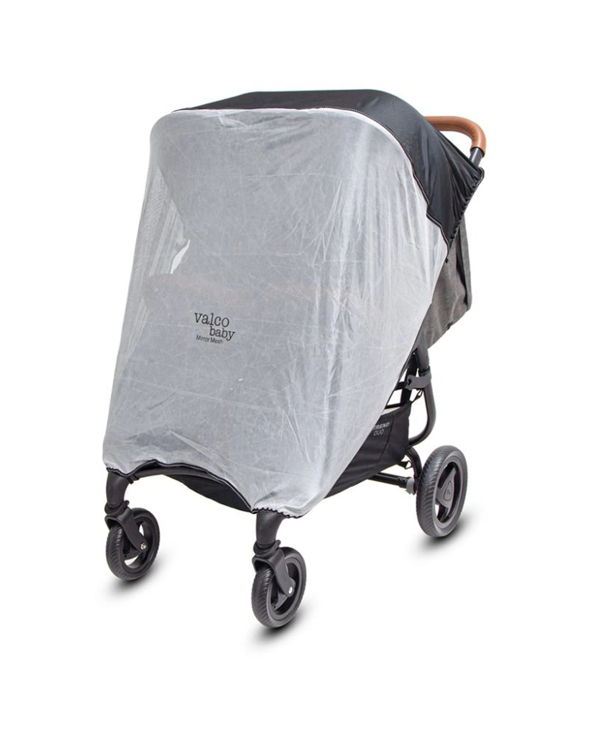 2 Valcobaby Mirror Mesh Pram Insect Cover UV Reflective Snap Duo Elite Trend Stroller Pram - Plain, 2 of 3
