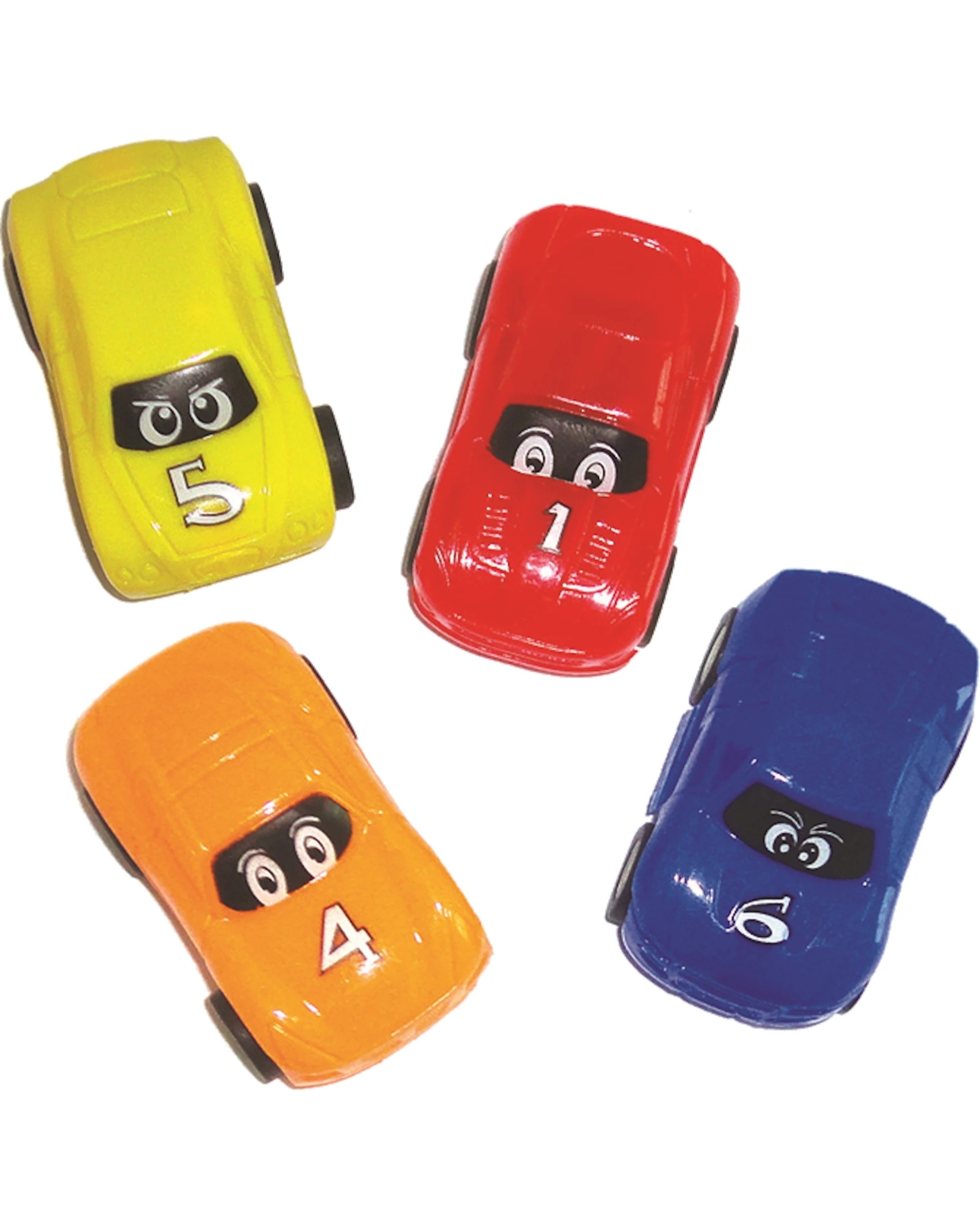 1 Artwrap Mini Pull Back Racing Cars Pack of 4, 1 of 2