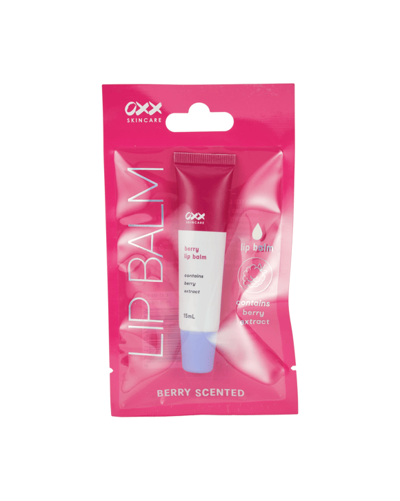 OXX Skincare Lip Balm 15ml - Berry Scented