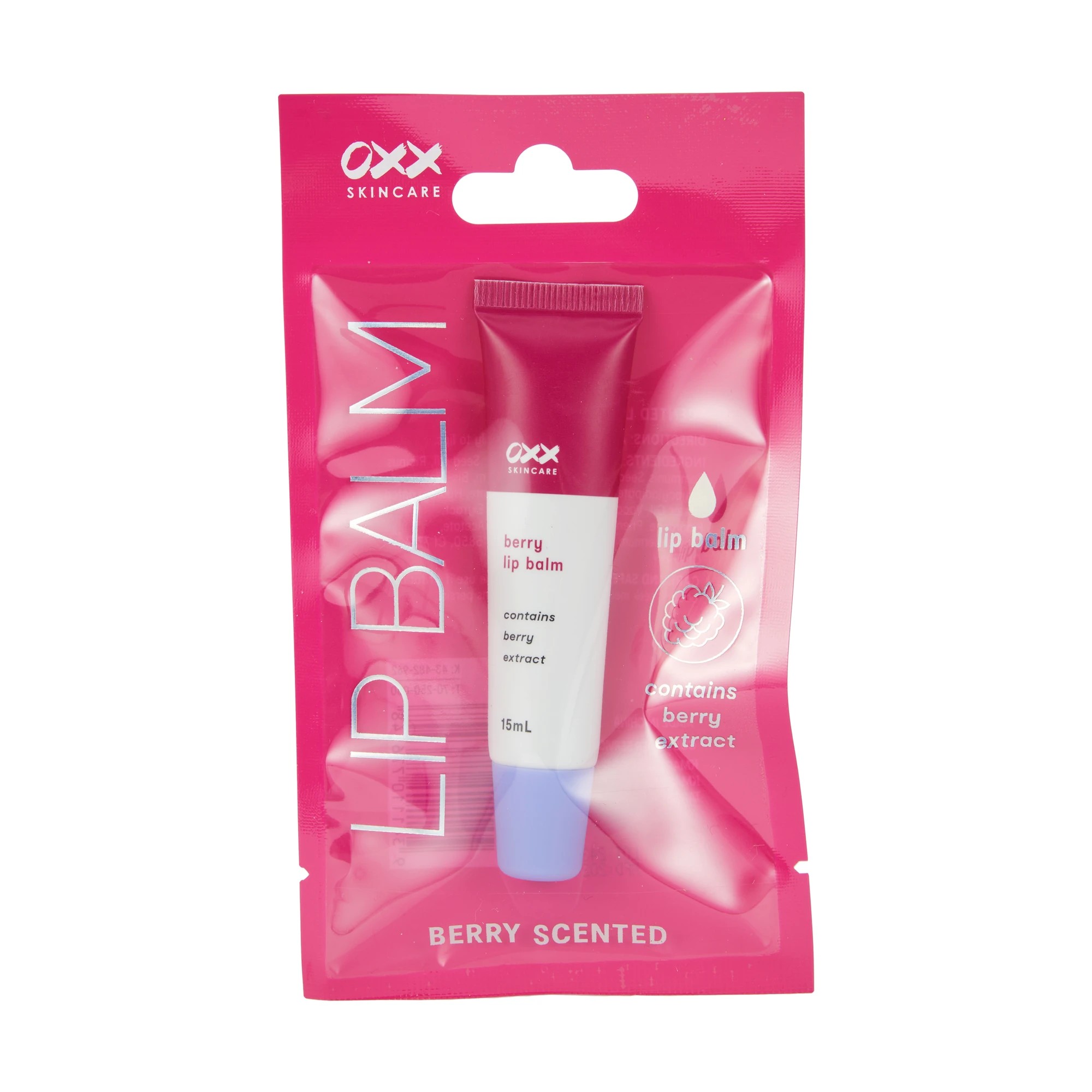 1 OXX Skincare Lip Balm 15ml - Berry Scented, 1 of 5