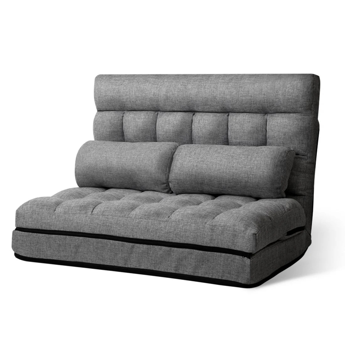2 Artiss Lounge Sofa Bed 2-seater
 - grey, 2 of 5