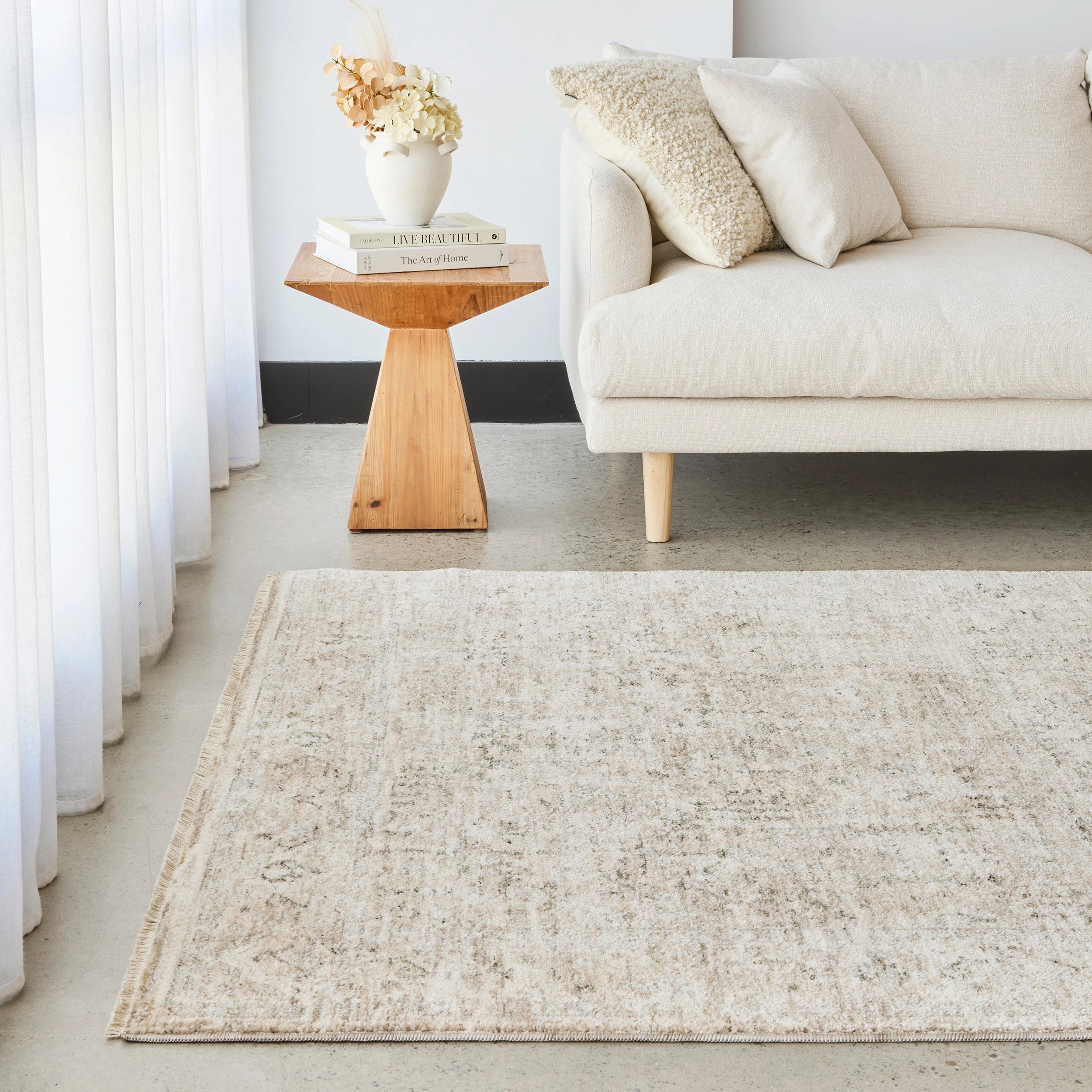 9 Common Ground Rugs Aegean Della 310x240cm - Extra Large Floor Rug - Natural, 9 of 9
