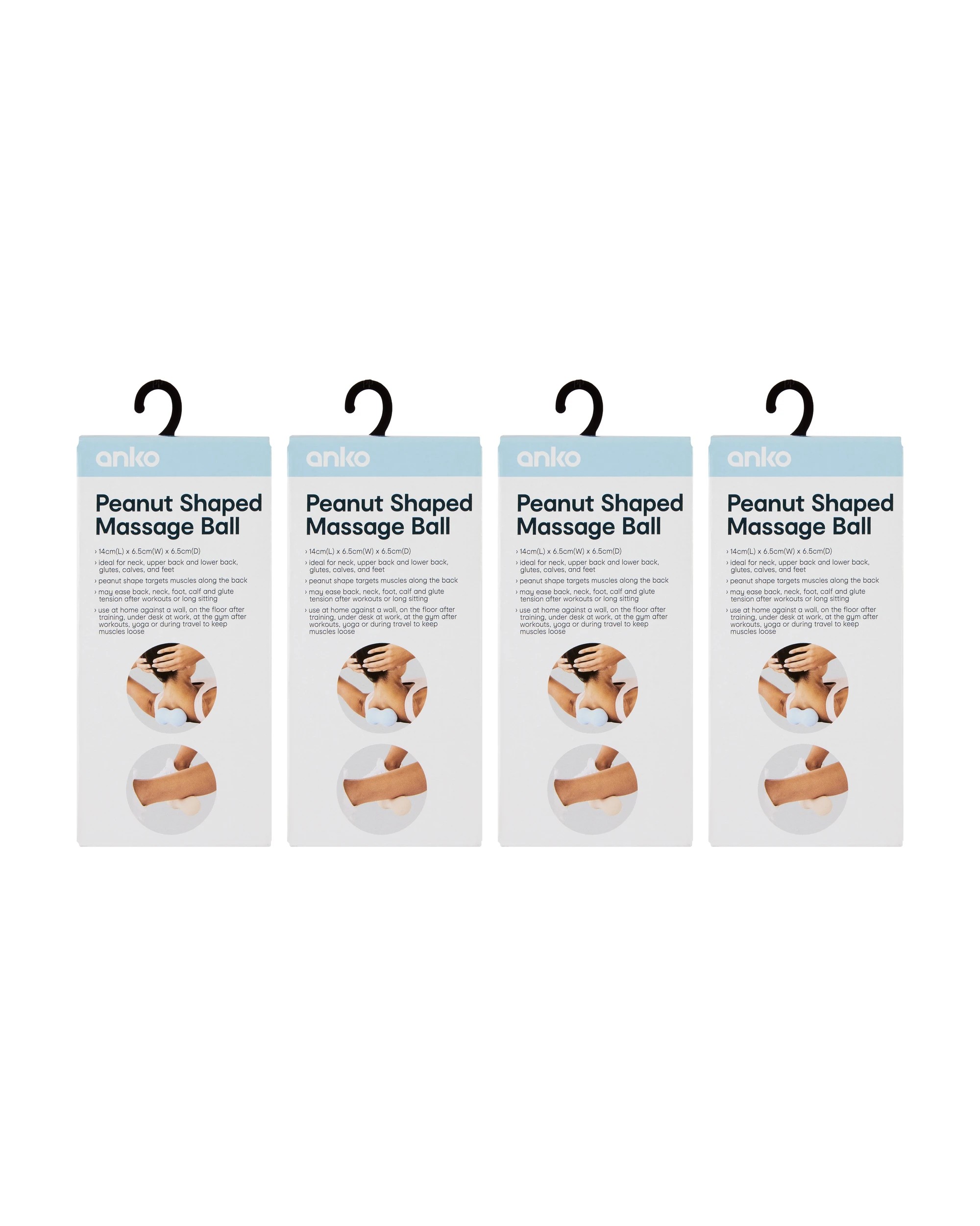 8 Peanut Shaped Massage Ball - Assorted, 8 of 8