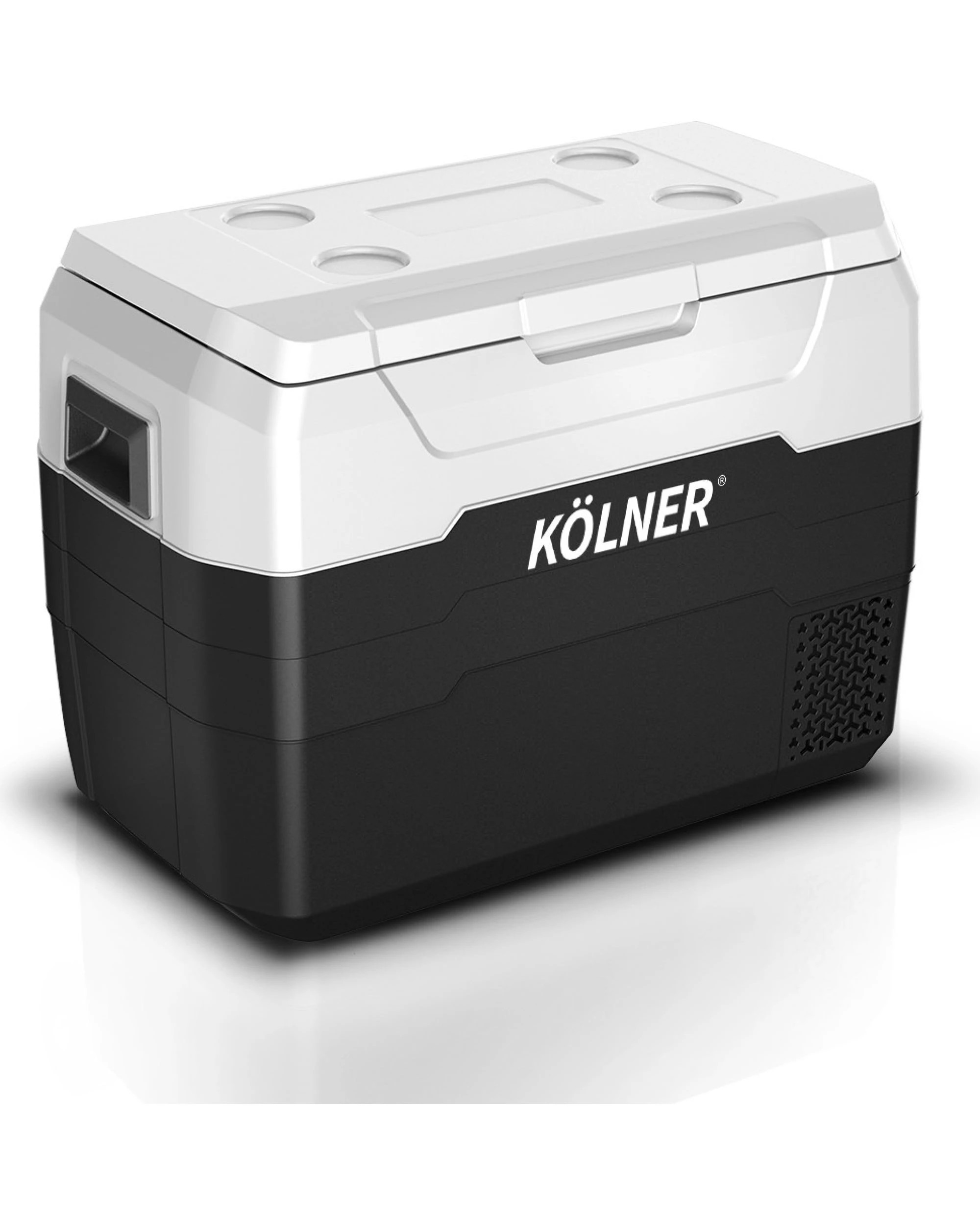5 Kolner 40L Fridge Freezer Cooler 12v 24v 240v Camping Portable Esky Refrigerator With Trolley - Black, 5 of 9