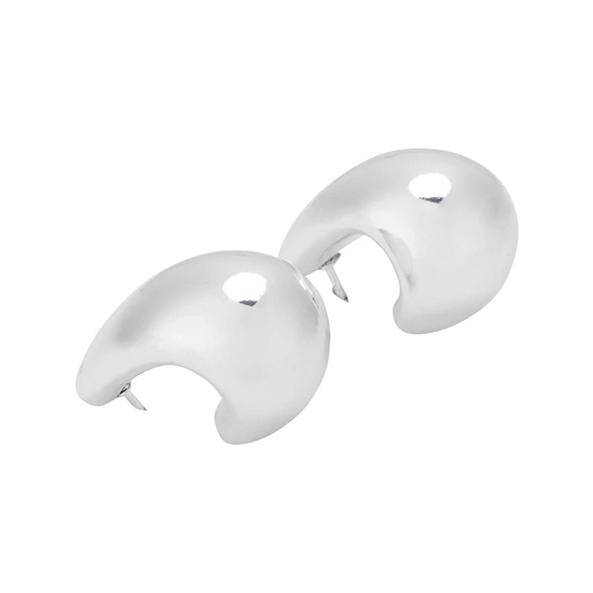 2 Mini Teardrop Earrings - Silver Tone, 2 of 4