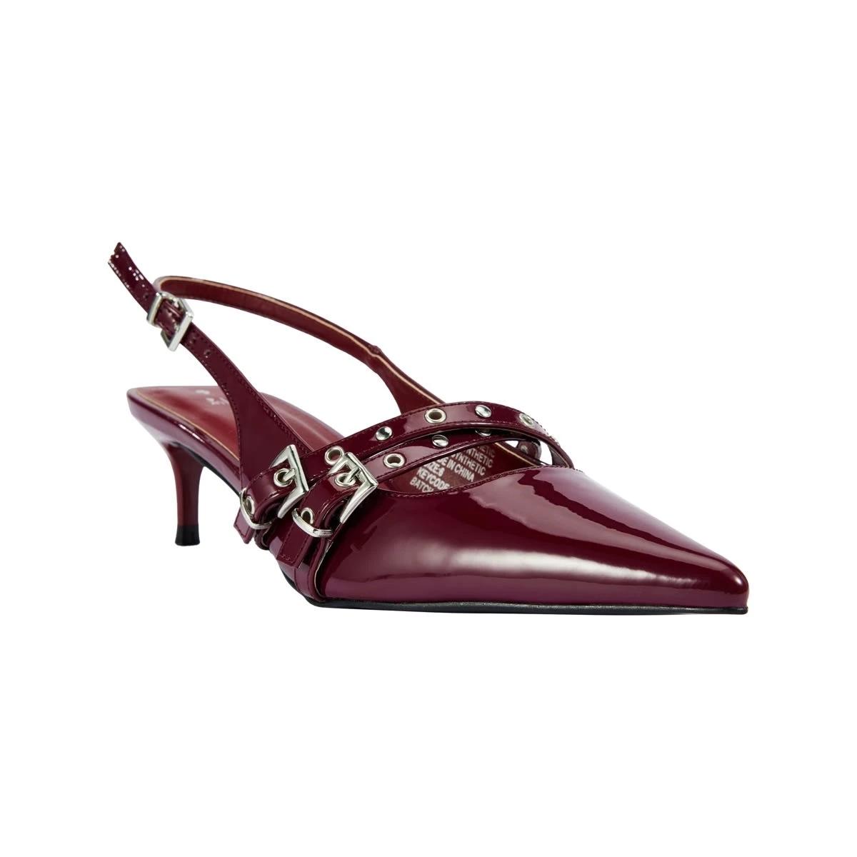 2 Strappy Kitten Heels TIBETAN RED, 2 of 5