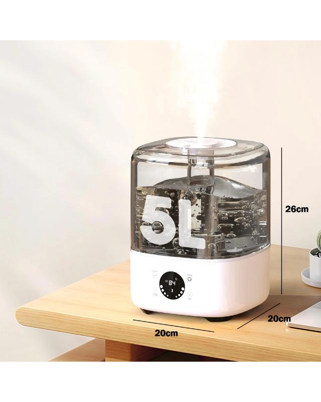 Advwin 5l Air Humidifier & Diffuser With Adjustable Humidity Control For Baby, Plants, Bedroom Large 