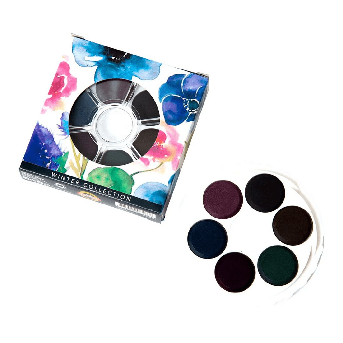 1 Micador for Artists Brilliant Watercolour Disc Winter 6 Pack, 1 of 5