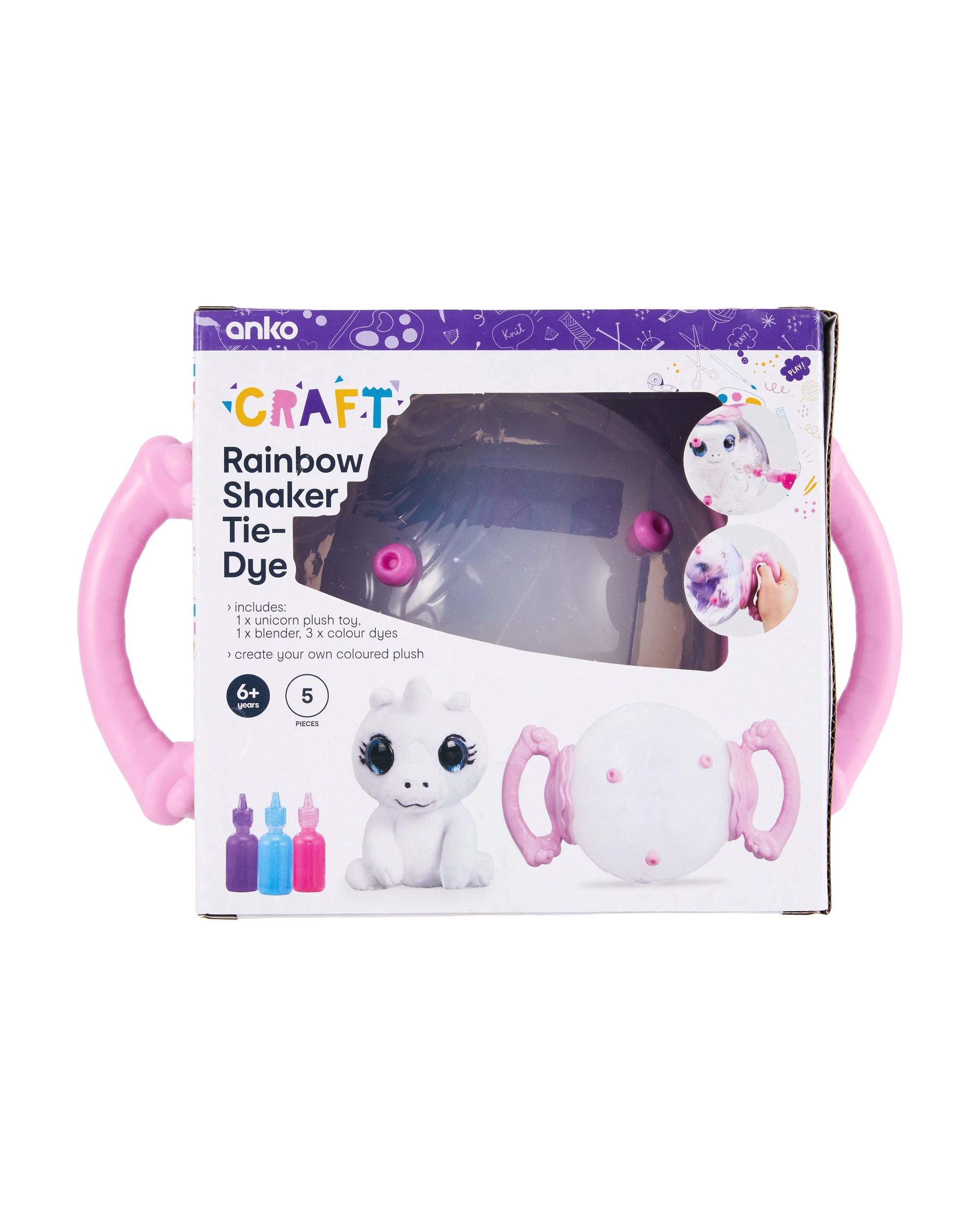 4 5 Piece Rainbow Shaker Tye Dye, 4 of 4