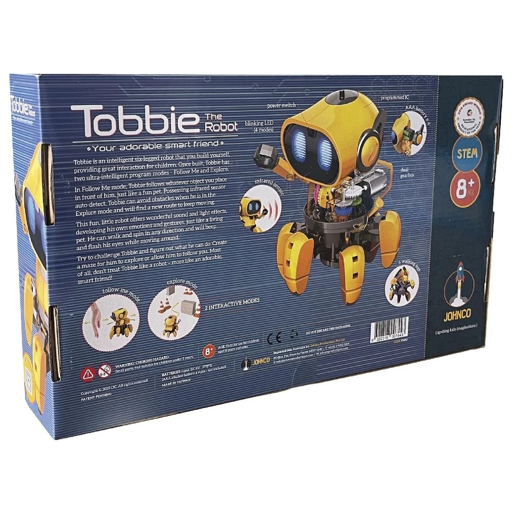 5 Johnco STEM Build-and-Play Kit Tobbie the Robot, 5 of 5