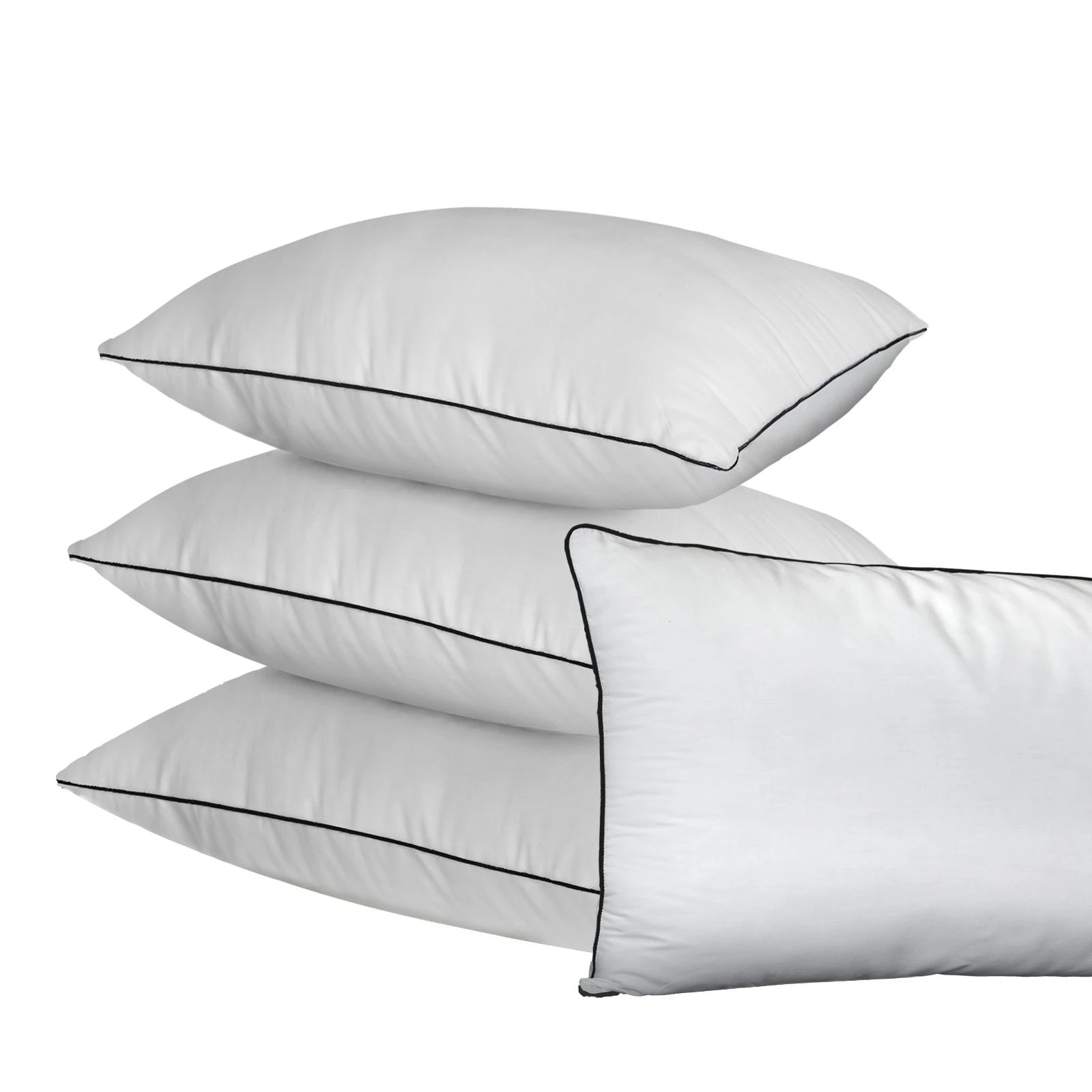 1 Bedra Bedding 4X Microfibre Pillow Cotton - White, 1 of 10
