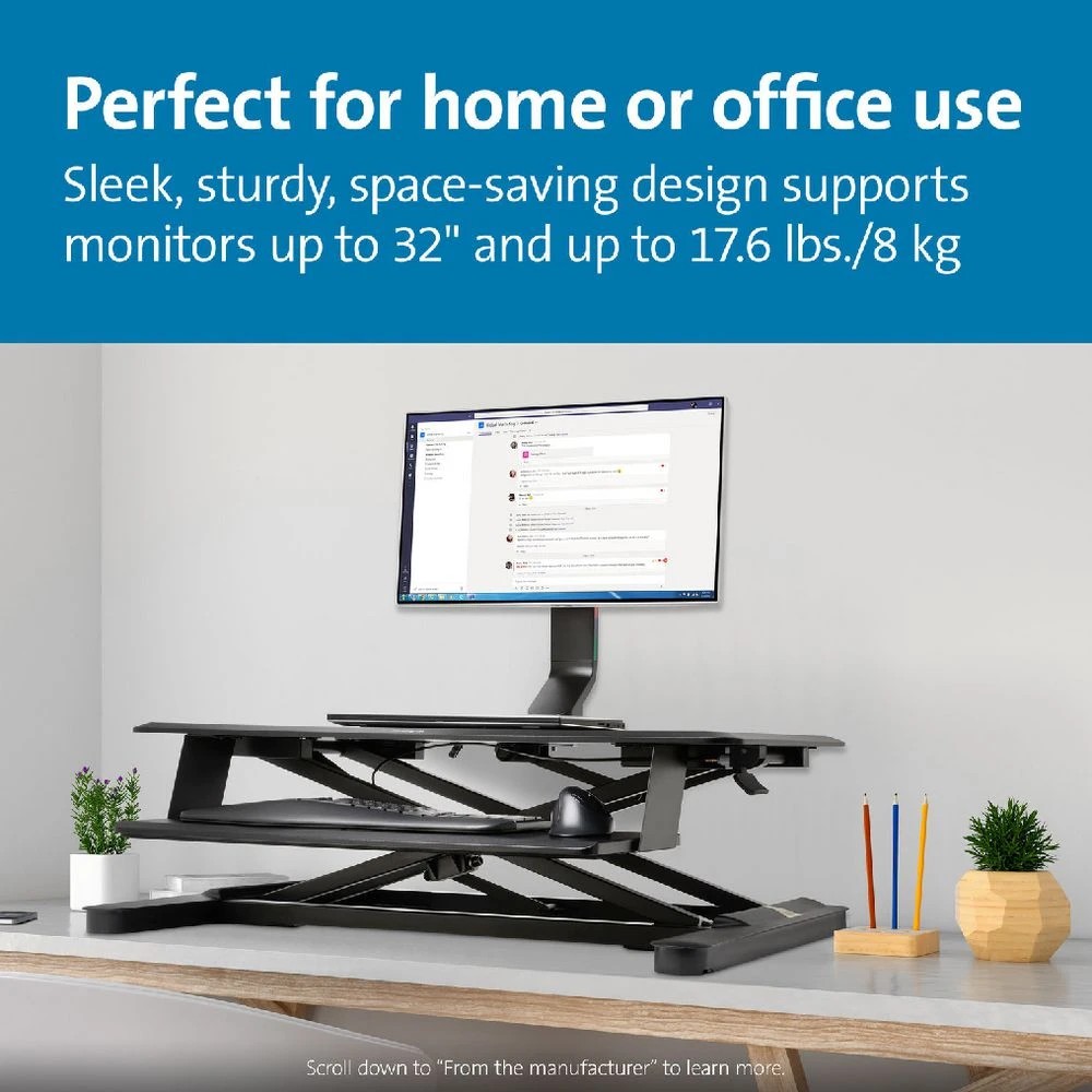 5 Kensington Space Saving Single Monitor Arm 17"-32", 5 of 8