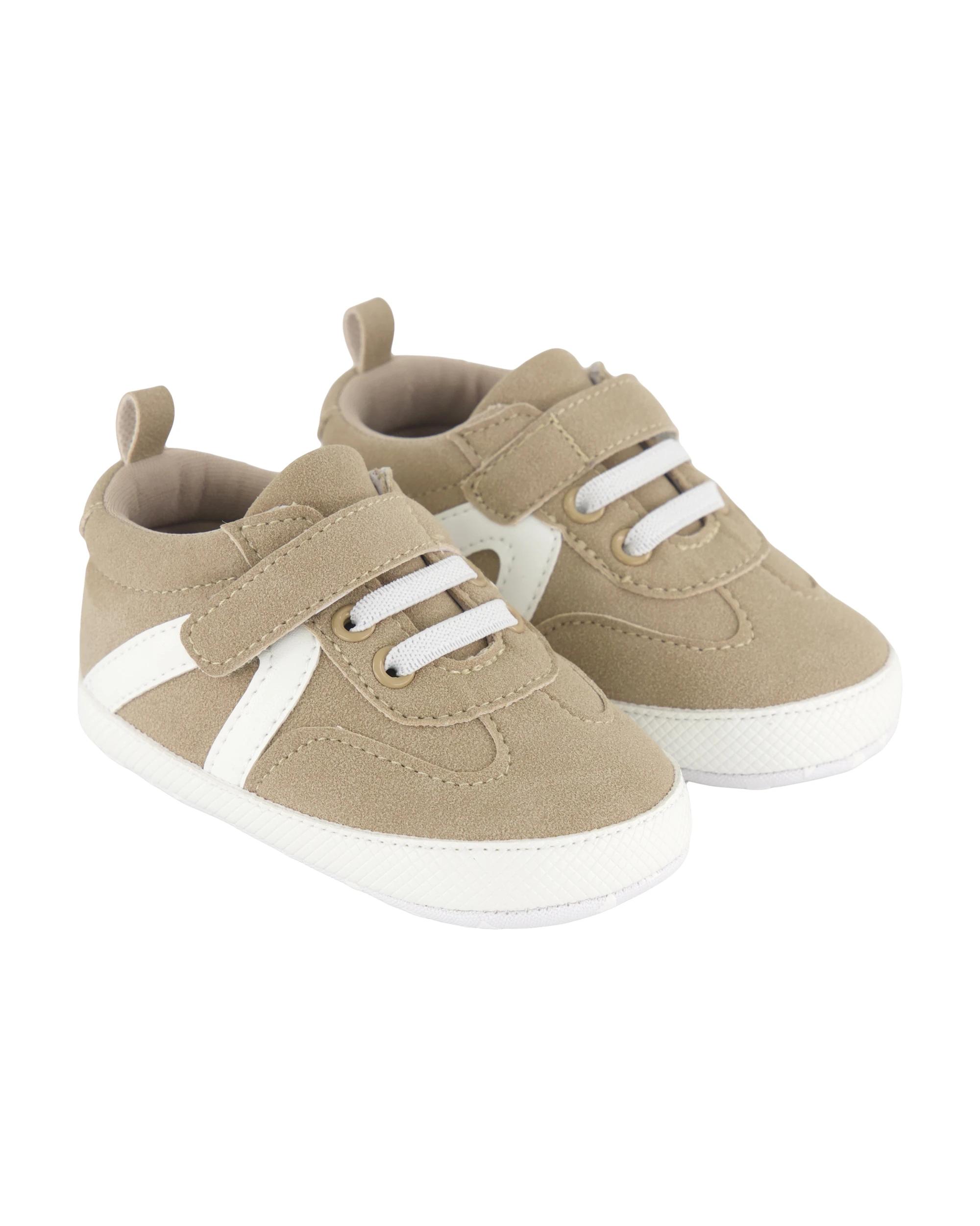 4 Baby Shoes Tan, 4 of 5