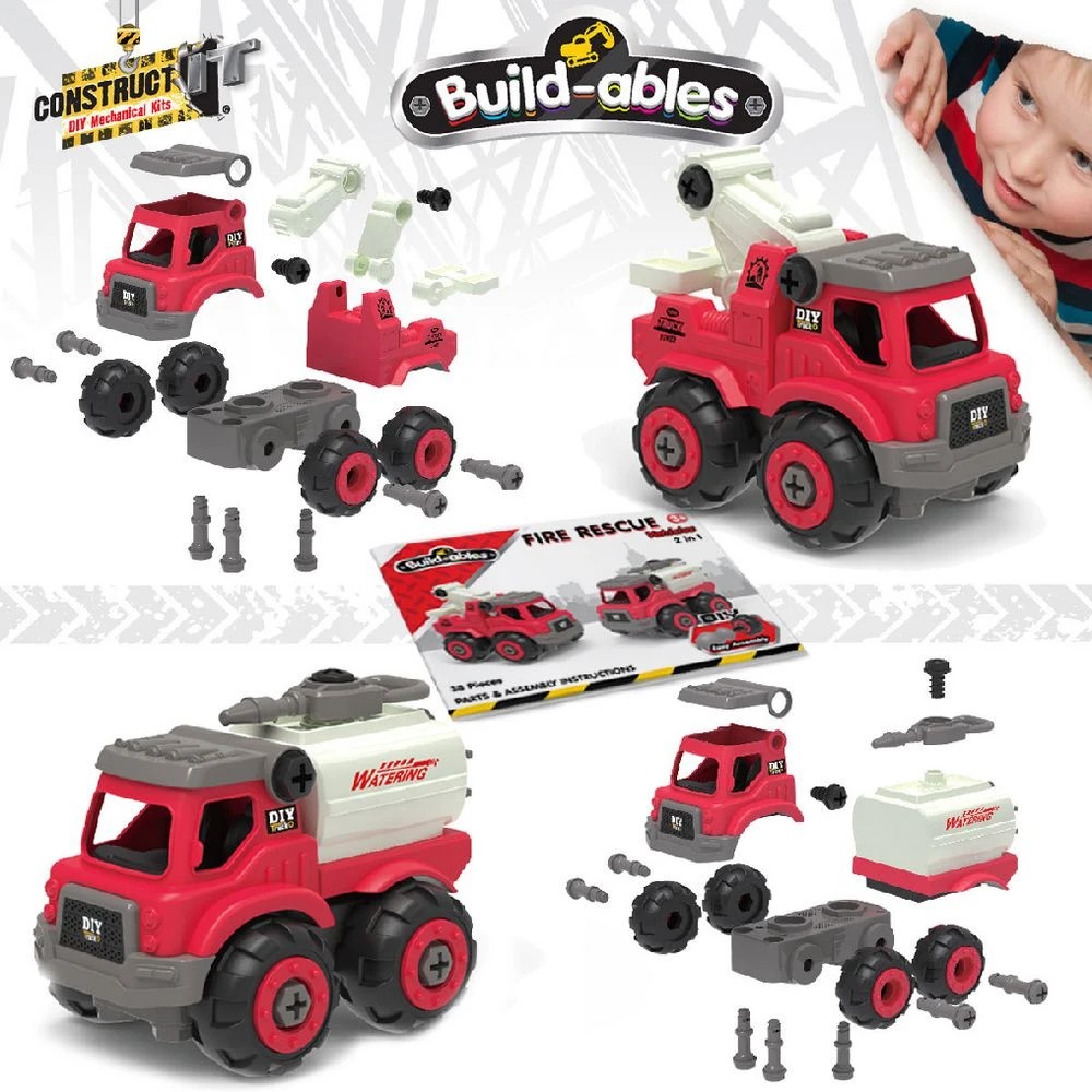 5 Construct It Build-ables 2-in-1 Fire Rescue Set, 5 of 6