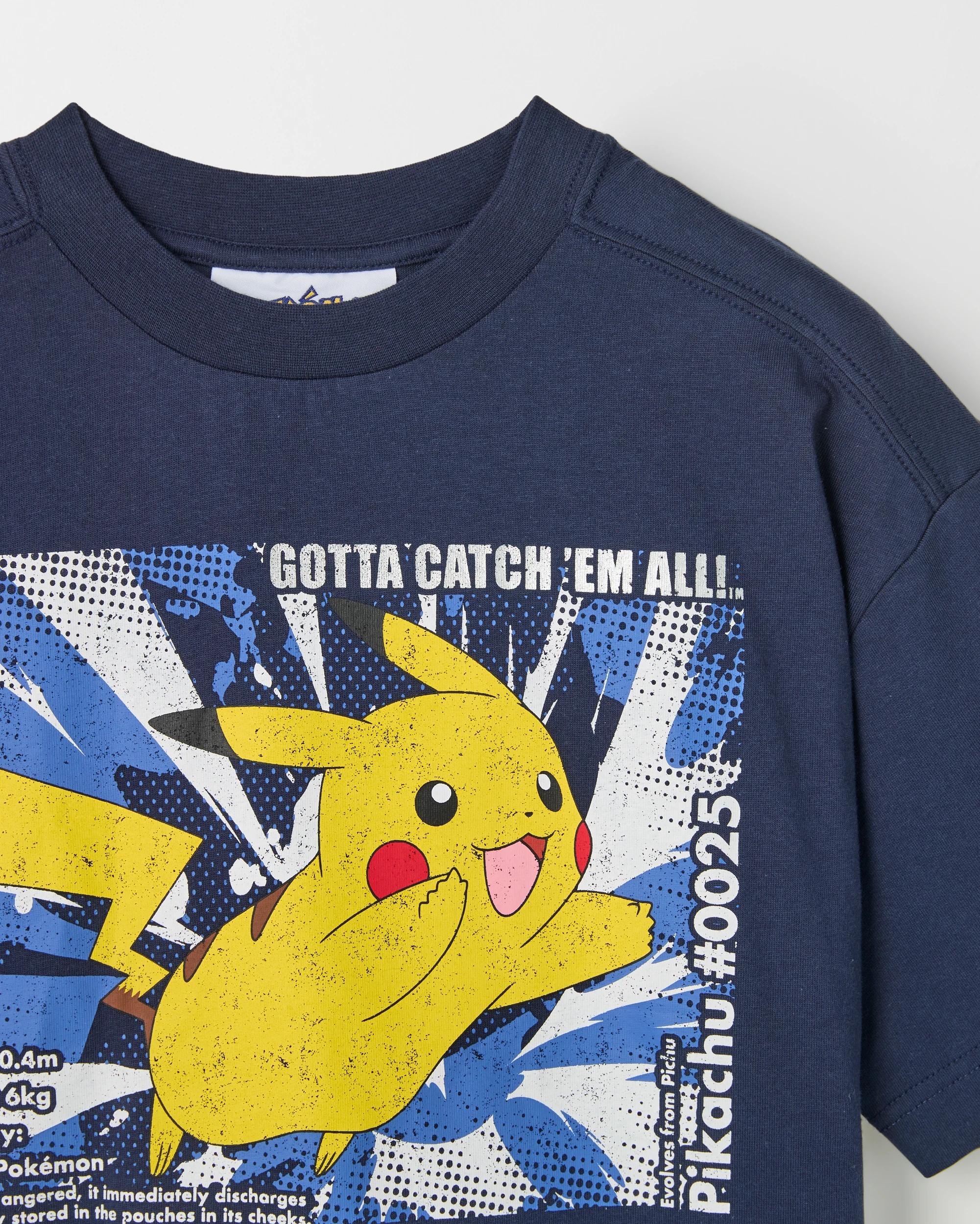 6 Pokemon Australian Cotton T-Shirt POKEMON BLUE, 6 of 6