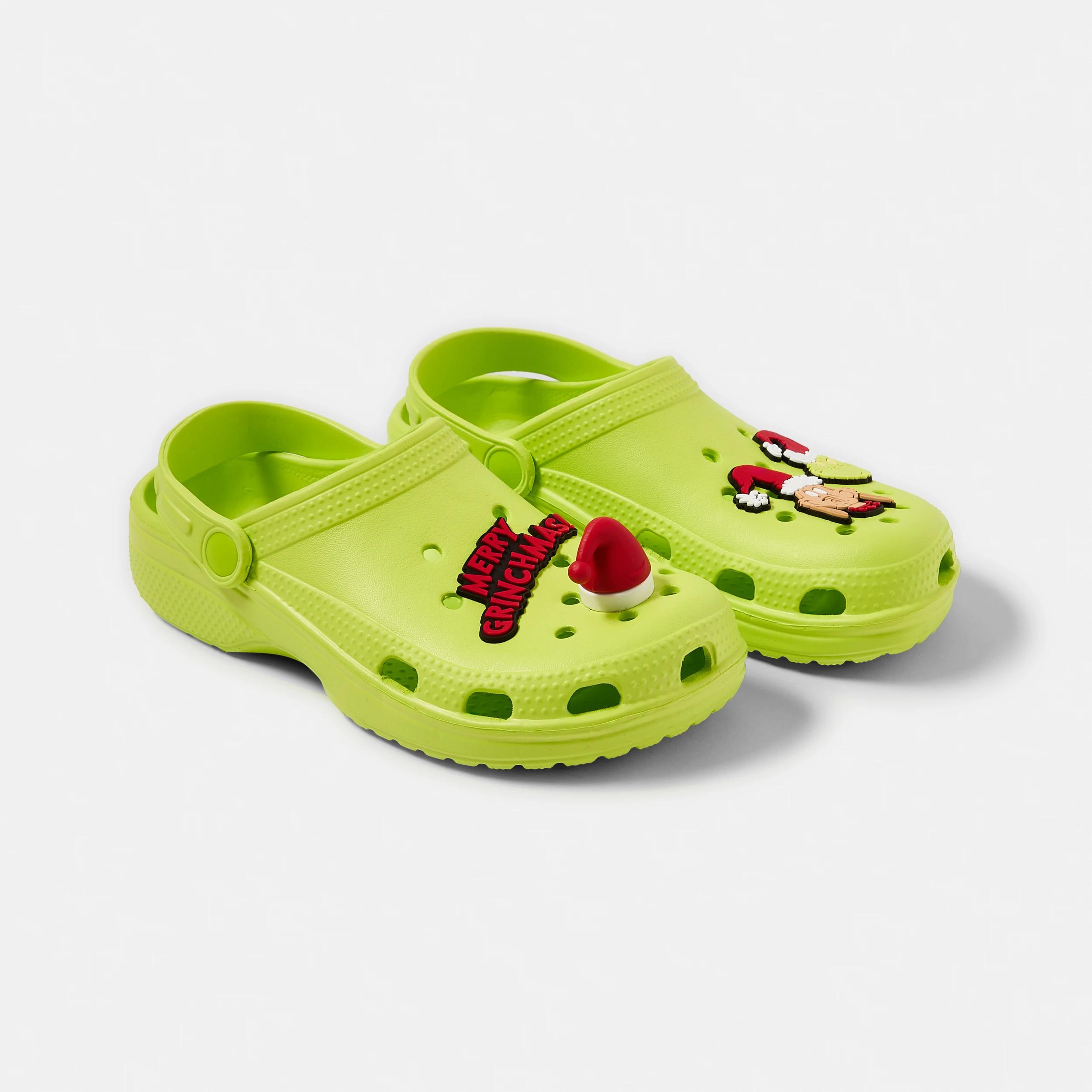2 The Grinch License Clogs Lt Green, 2 of 5