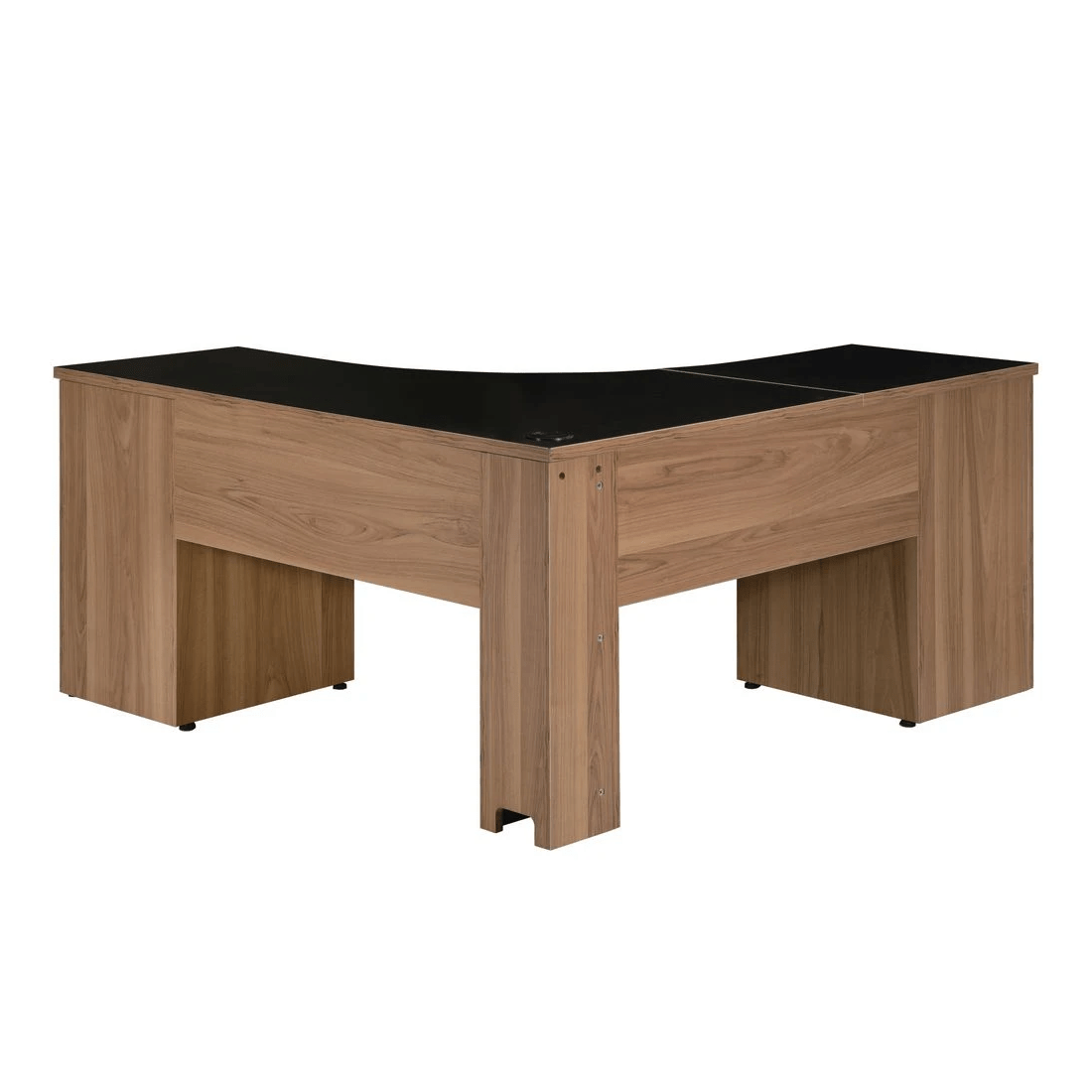 5 Washington 1500 x 1500mm Corner Workstation Black Walnut, 5 of 10