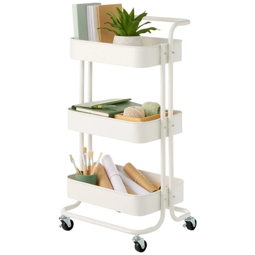 8 Otto 3-Tier Trolley White, 8 of 8