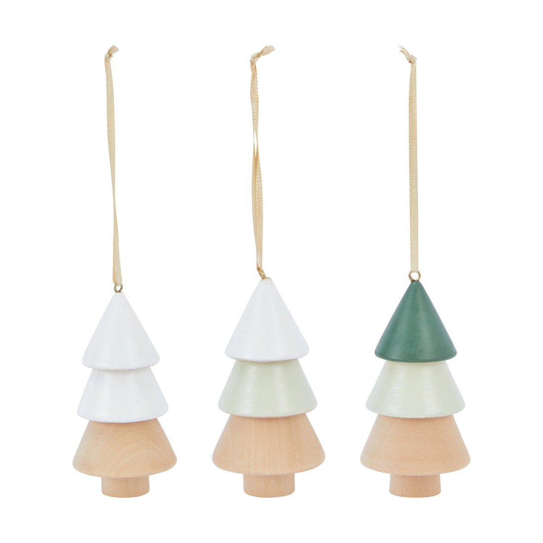 1 Wooden Tree Decoration - Assorted, 1 of 6