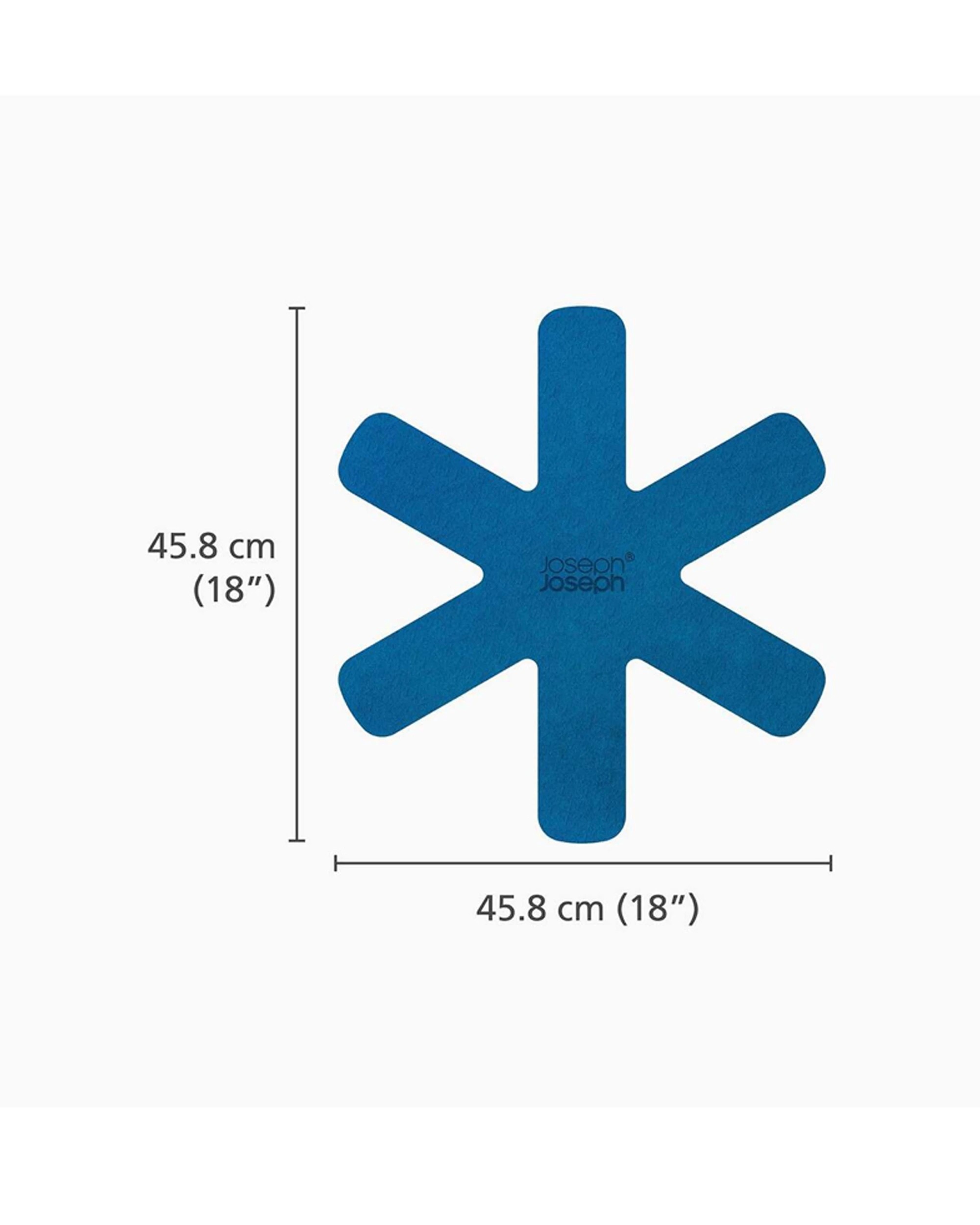 3 Joseph Joseph 2x 3pc Space Pan Protector Set Flexible Felt Protectors - Blue, 3 of 4