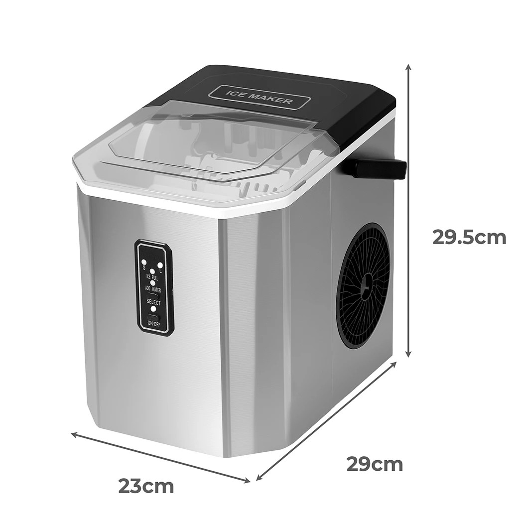 3 Spector Portable Ice Maker Machine with Self-Cleaning For Home Bar Black, 3 of 8
